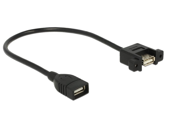 Delock Cable Usb 2.0 A Buchse > Usb 2.0 A Buchse Zum Einbau 0.25 M