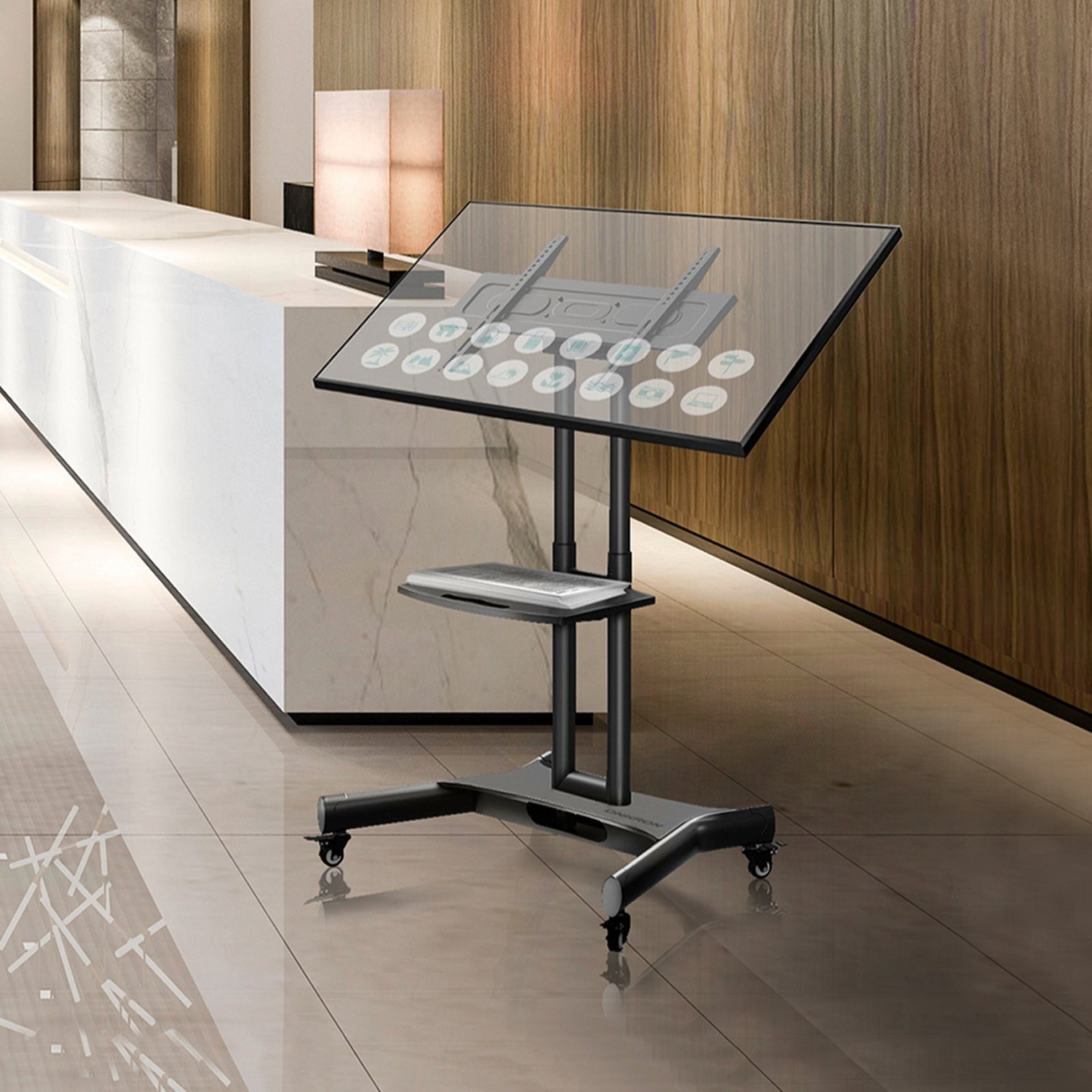 EAN 4603728443508 - ONKRON TS1350-B soporte para TV 177,8 cm (70") Negro imagen 9