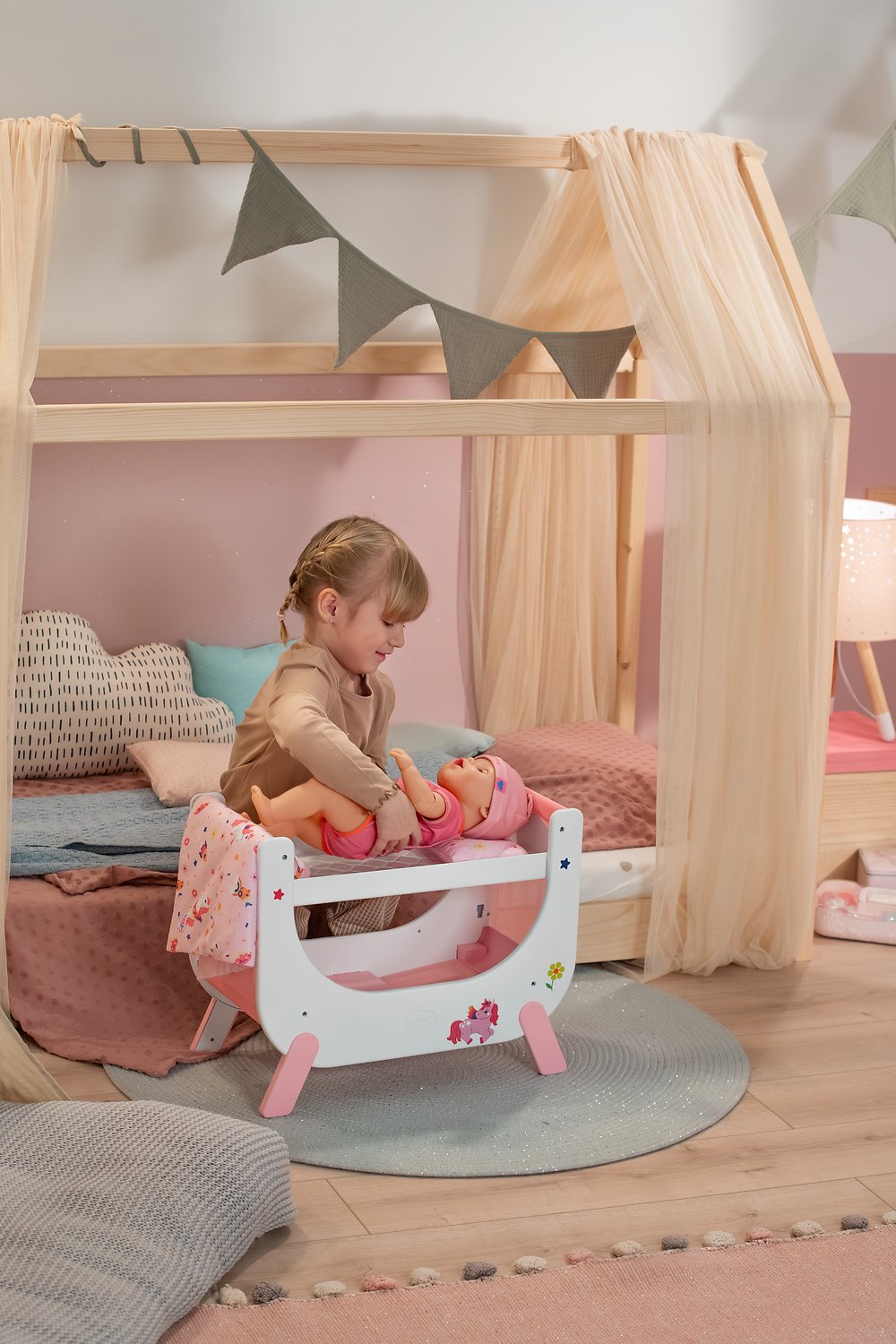 Zapf Creation Baby Born Beistellbett Unicornio 840993