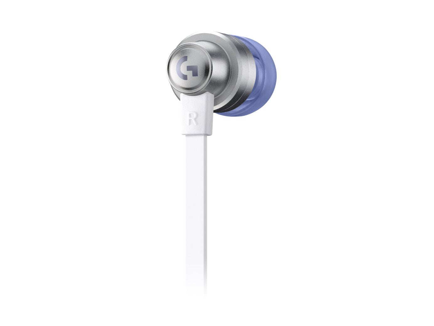 Logitech G333 Auriculares Gaming In-Ear Con Microfono - Adaptador Usb-C - Multiplataforma - Altavoces Dinamicos - Jack 3.5mm - Color Blanco/Violeta
