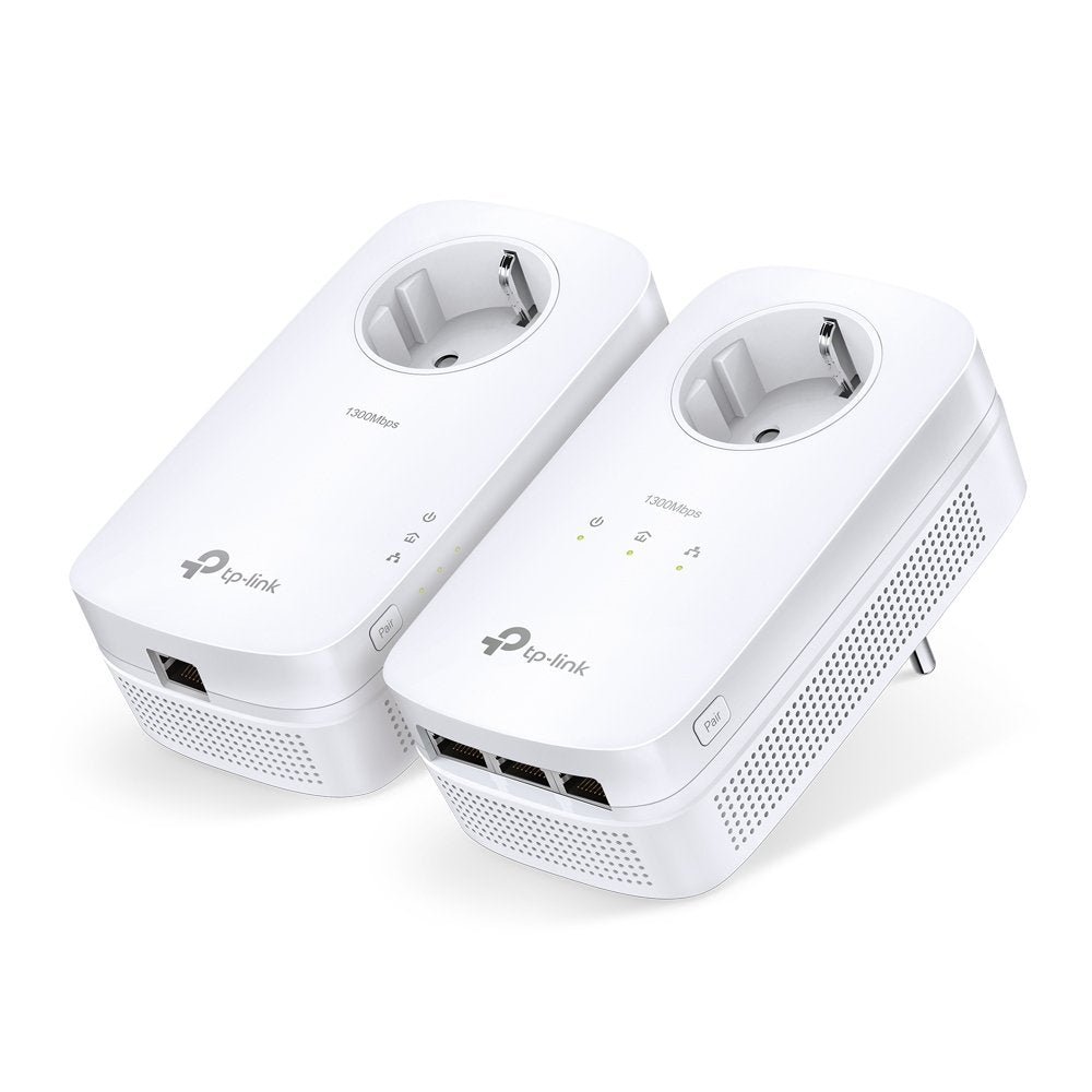 Tp-Link Powerline Tl-Pa8033p Kit Av1300 3-Port