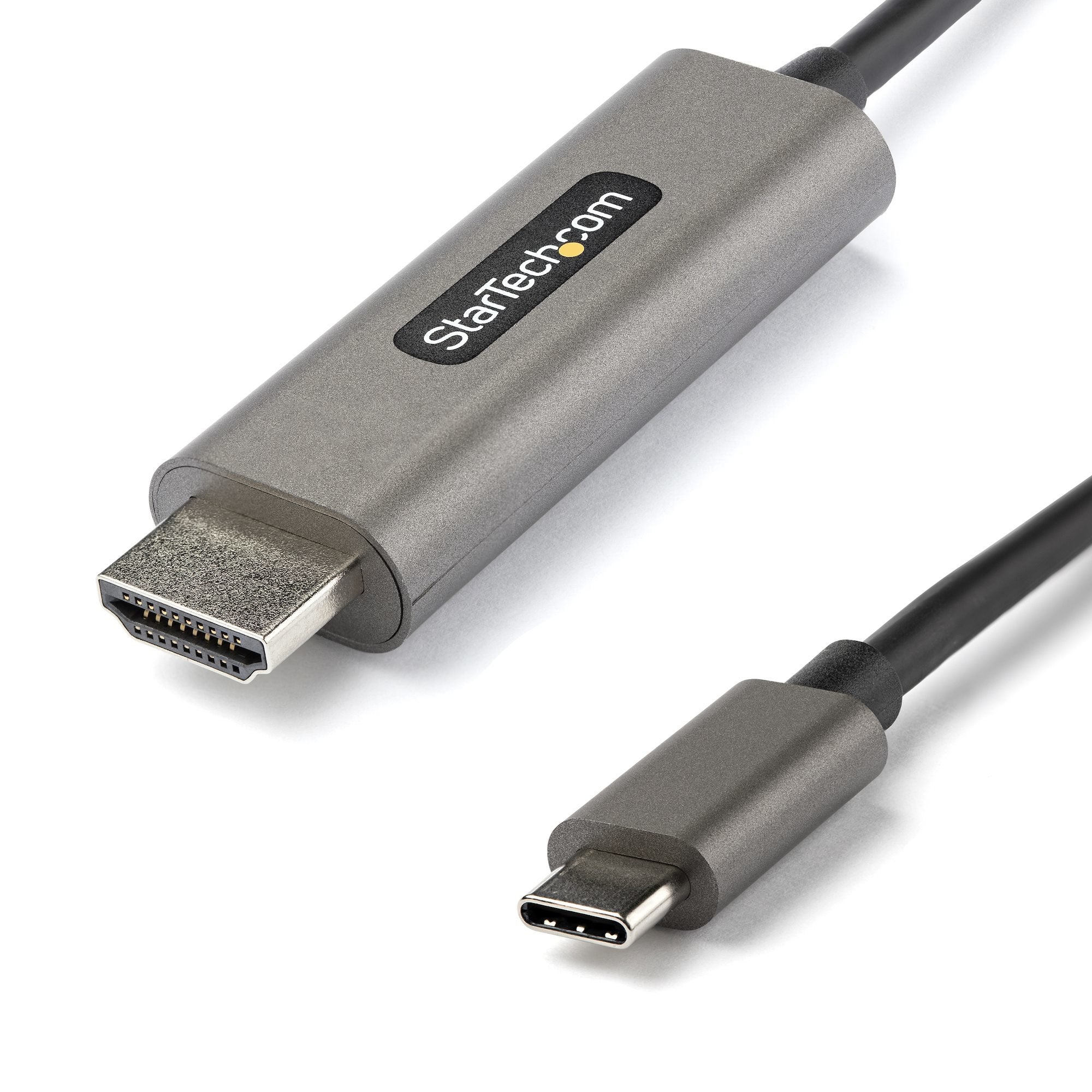 EAN 0065030888844 - StarTech.com CDP2HDMM2MH adaptador de cable de vídeo HDMI tipo A (Estándar) Negro, Plata imagen 1