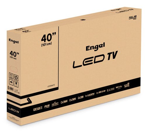 Televisor Engel Le4066t2 40" Fullhd Negro