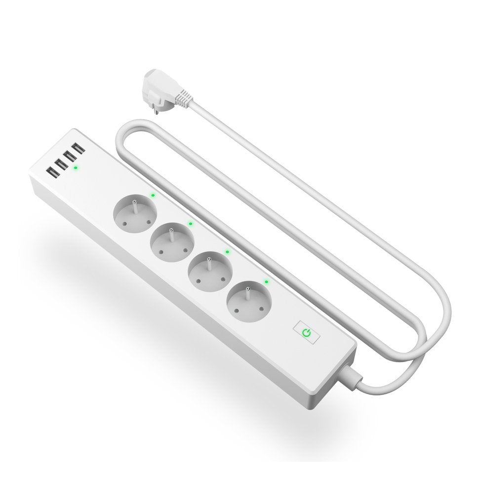 Meross Mss425fhk(Ue), 4 Tomas + 4x Usb (Homekit)
