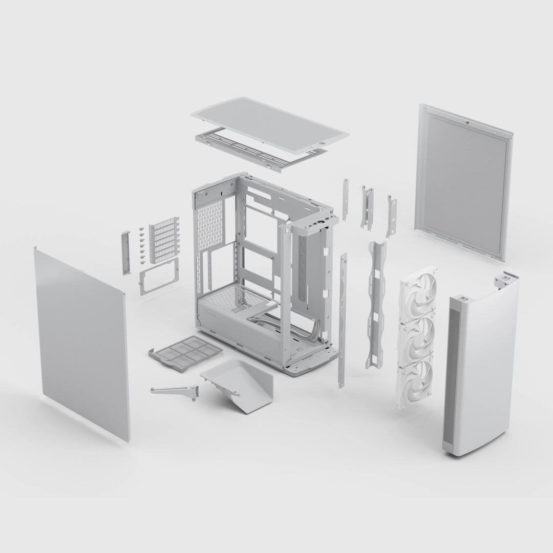 EAN 7340172714736 - Fractal Design Define One Light Solid Midi Tower Blanco imagen 5