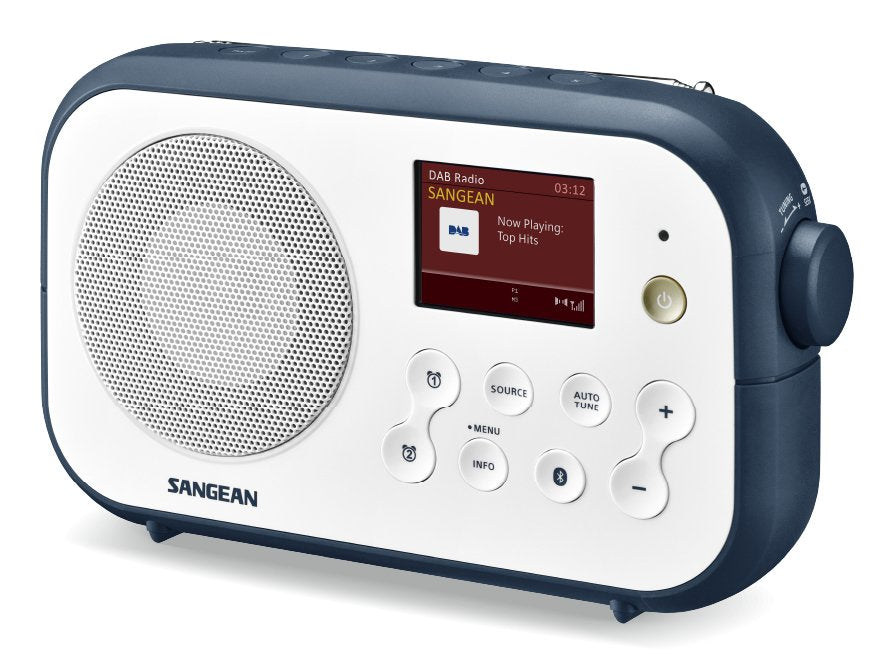 EAN 4711317995328 - Sangean DPR-42BT Portátil Analógico y digital Azul, Blanco imagen 2