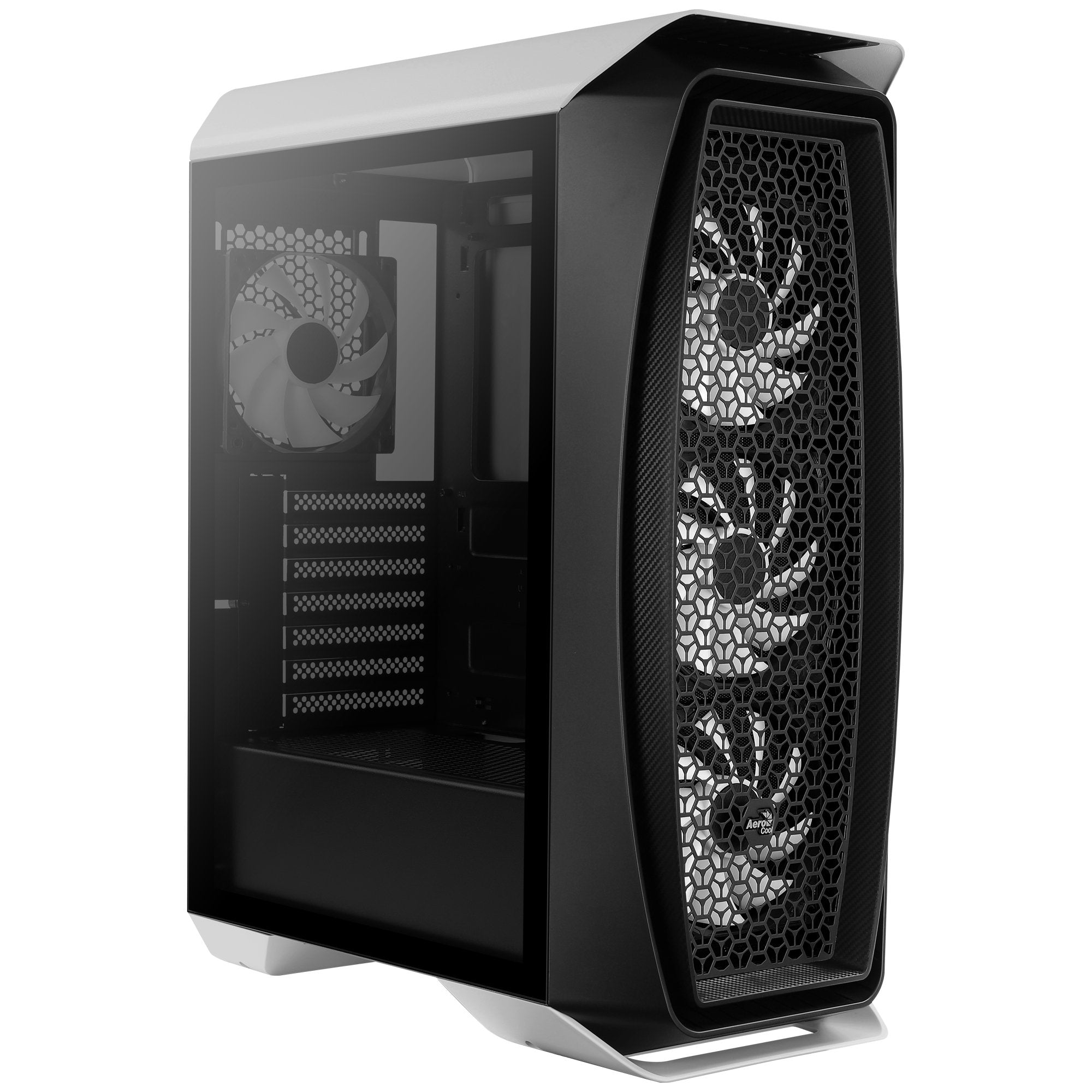 Caja Gaming Semitorre Aerocool Aero One Frost Blanco