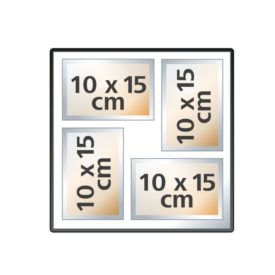 Sellos Hama Jumbo 30x30 100 Paginas Blancas 3850