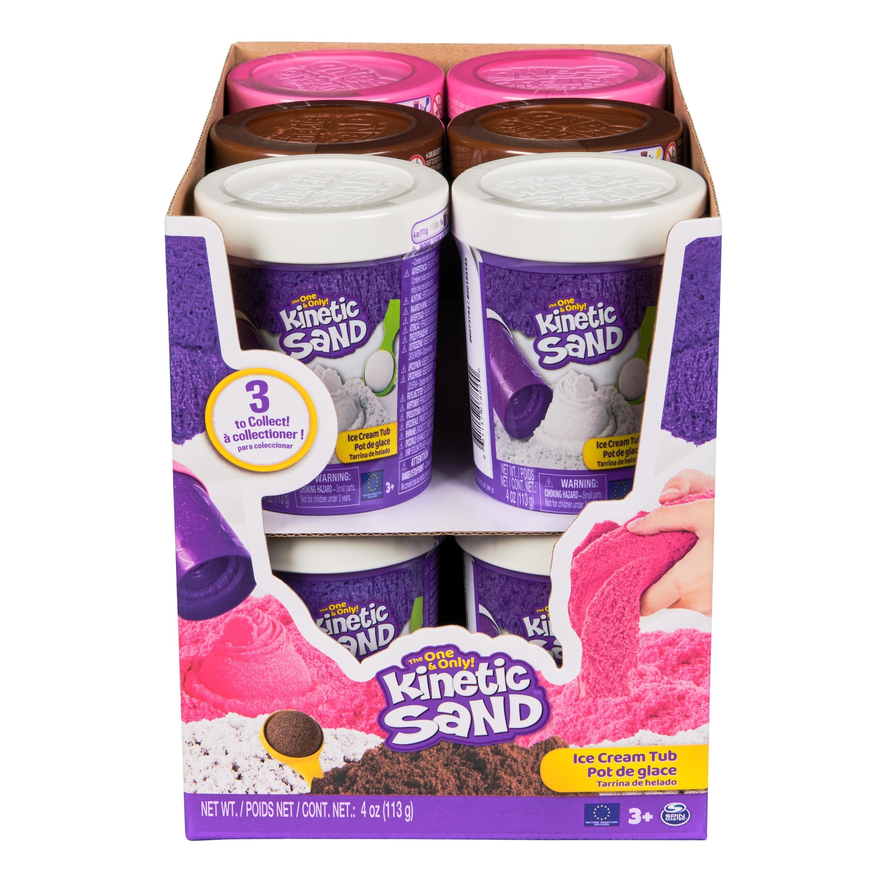 Piasek Kinetyczny Kinetic Sand Lodowa Tuba Mix