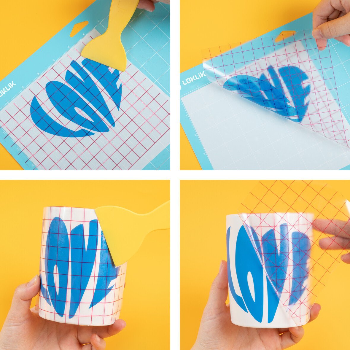 Loklik Permanent Adhesive Vinyl Mencil - Light Blue