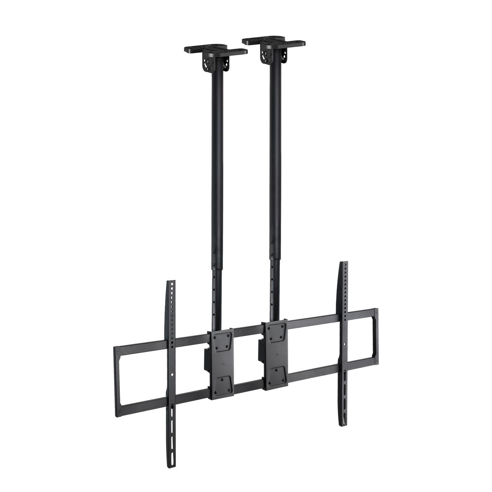 Soporte Techo Doble Mastil Pantallas 60-120" Negro