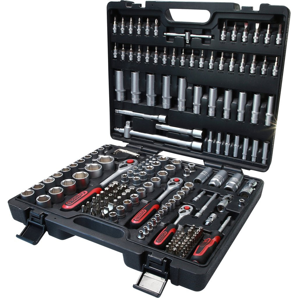 Ks Tools 1/4"+3/8"+1/2" Juego De Llaves De Vaso 179 Piezas