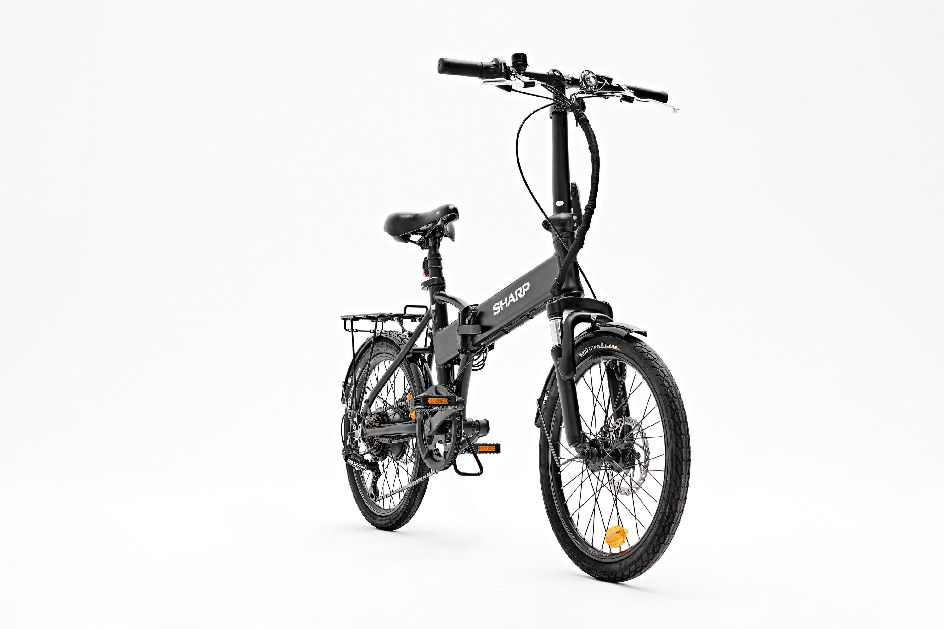 Sharp Klapp/Falt E-Bike 250w Motor / App / Schwarz