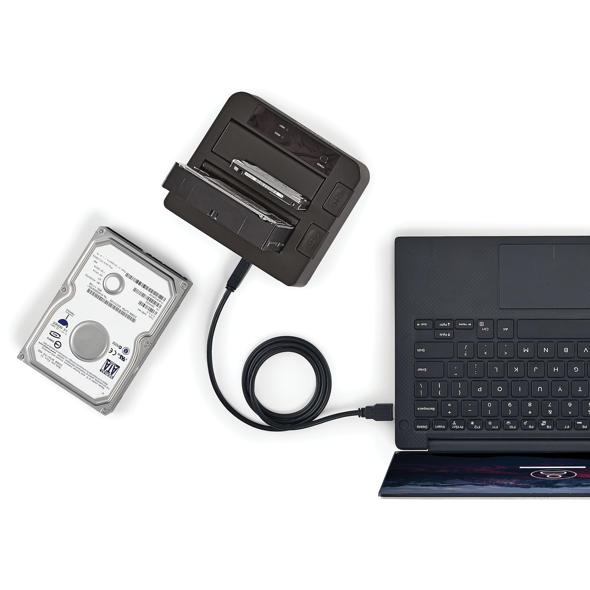 Startech.Com Base De Conexion Usb 3.1 (10gbps) Con Uas De 2 Bahias Para Disco Duro O Ssd Sata De 2,5 O 3,5 Pulgadas,2 Años