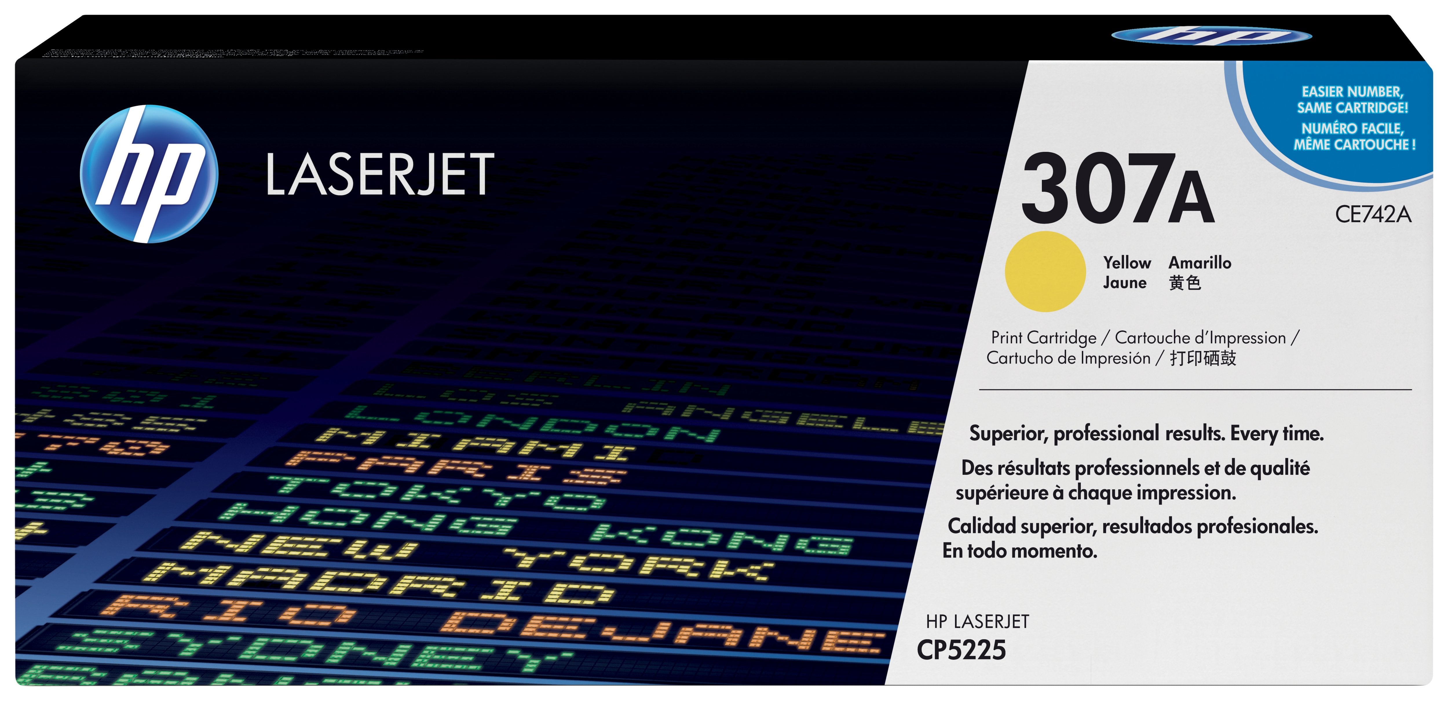 EAN 0884420306207 - HP 307A Yellow Original LaserJet Toner Cartridge cartucho de tóner 1 pieza(s) imagen 2