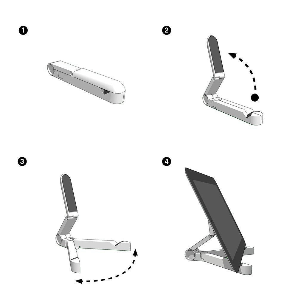Gembird Ta-Ts-01  Soporte Smartphone Y Tablet Negro