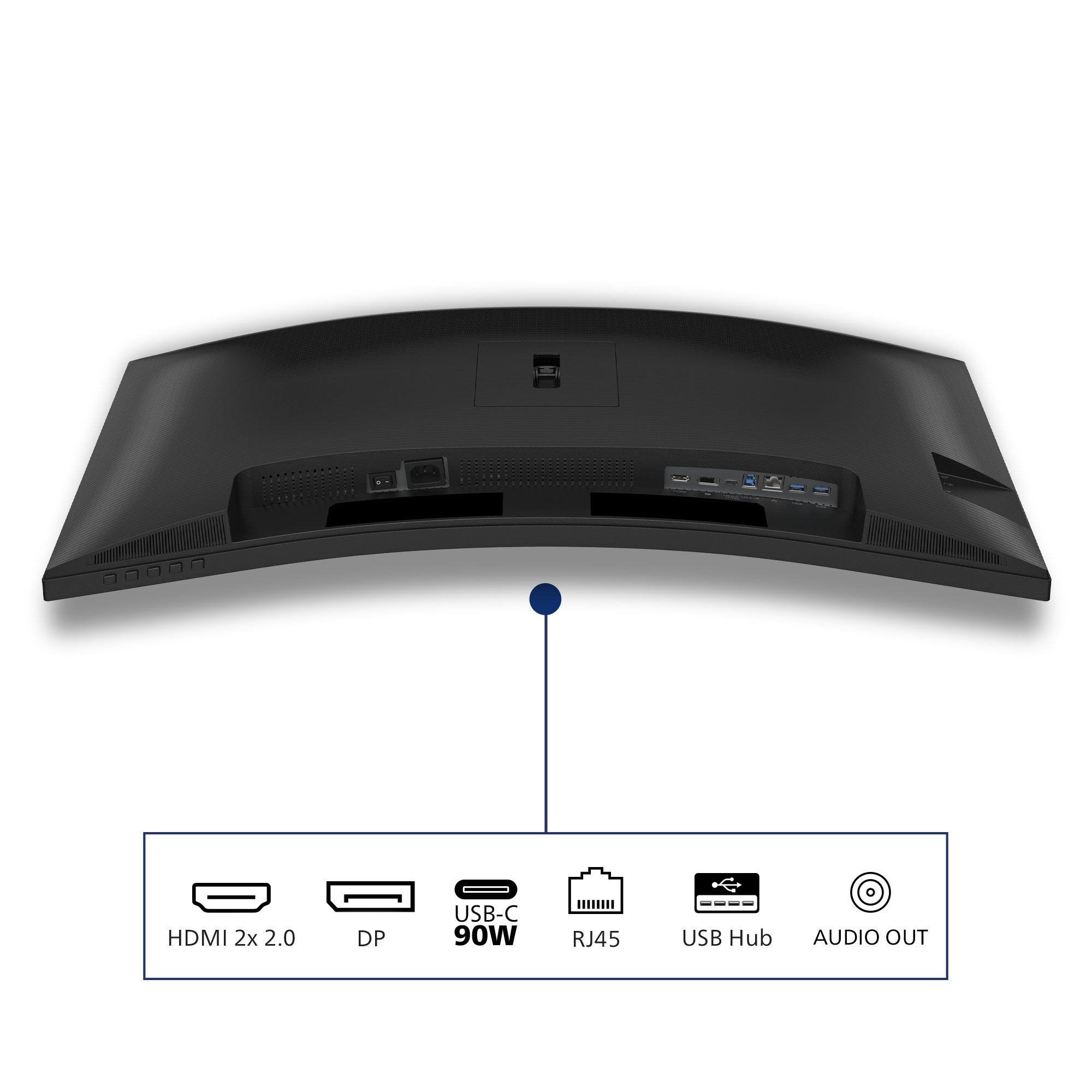 EAN 8721038002409 - Philips 3000 series 34B2U3600C/00 pantalla para PC 86,4 cm (34") 3440 x 1440 Pixeles Wide Quad HD LCD Neg imagen 6