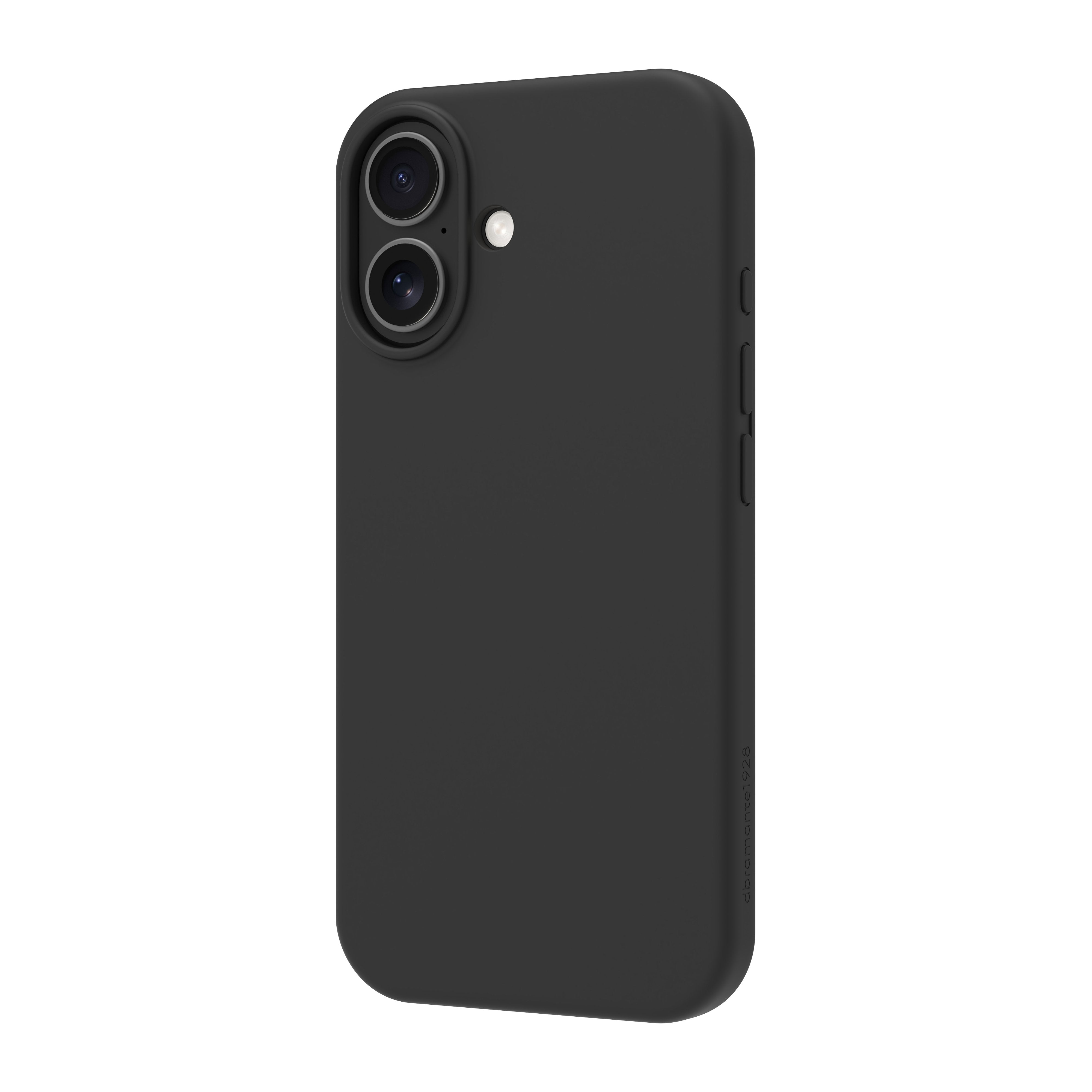Dbramante1928 Monaco Carcasa Trasera Para Teléfono Móvil Compatibilidad Con Magsafe Silicona Plástico Negro Noche