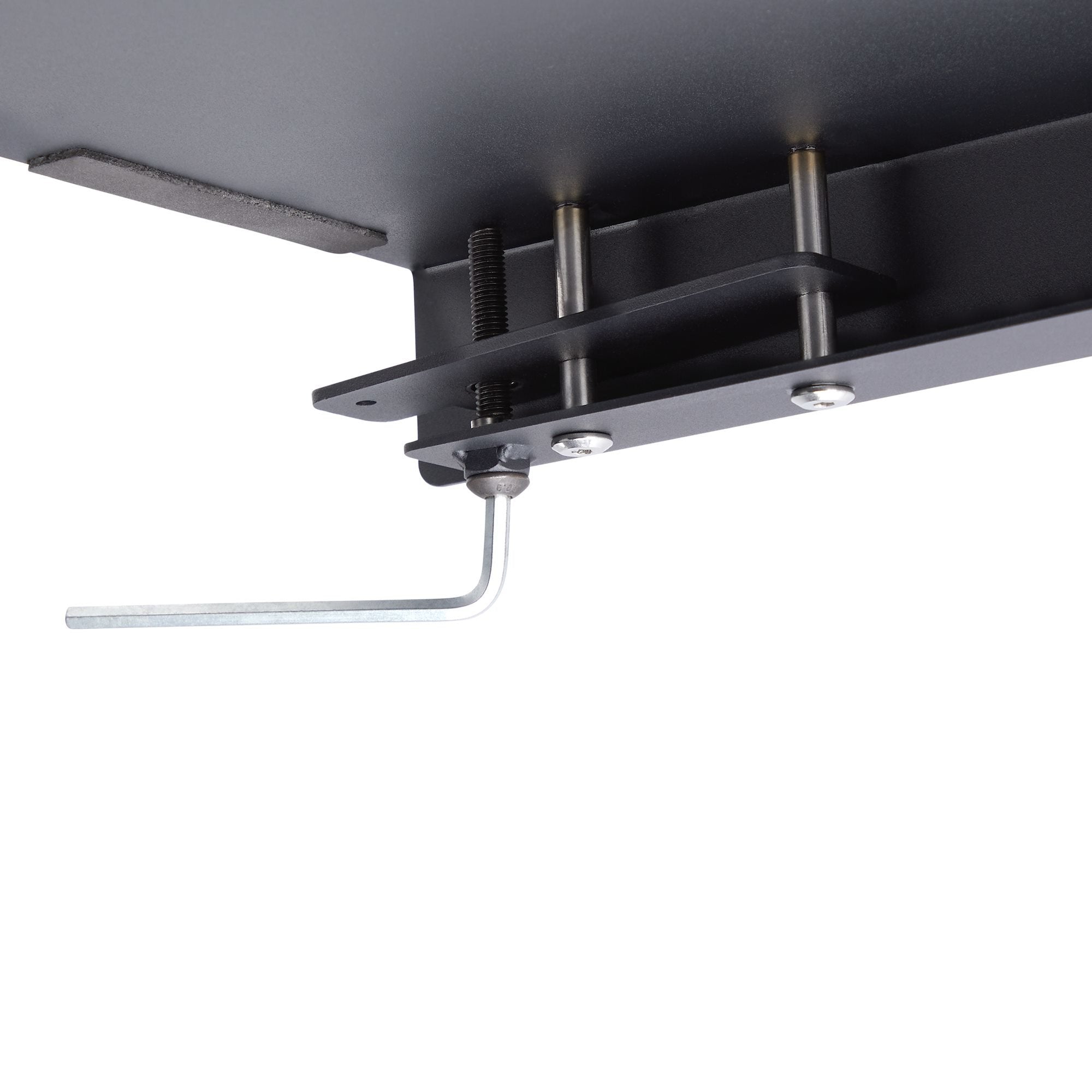 Startech.Com Superficie Manga De Acero Para La Esquina De Una Mesa O Escritorio De Esquina - 12,7-38,1mm De Grosor - Bandeja Extensora De Esquina De Escritorio O Mesa En L Para Teclado