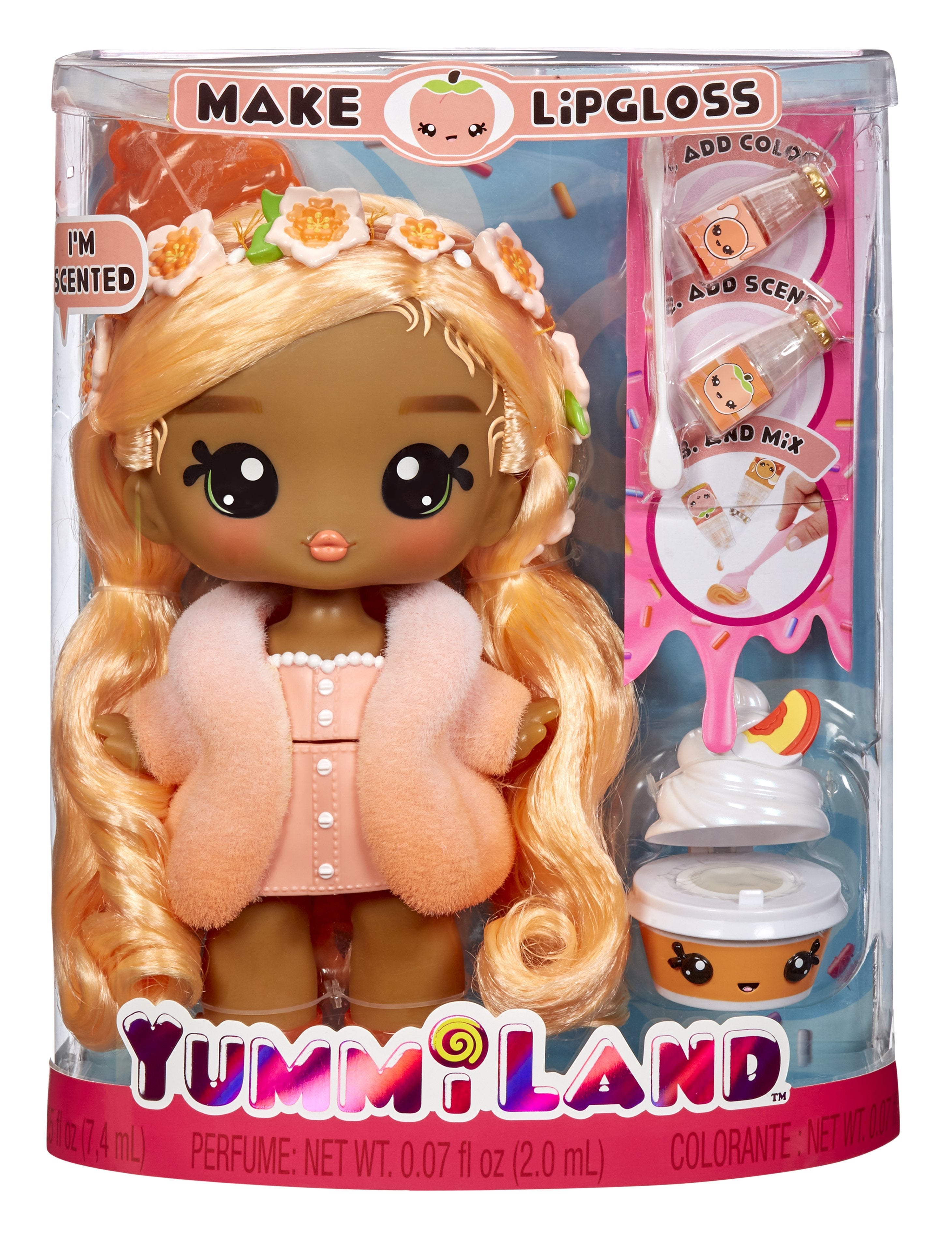 EAN 0035051120797 - MGA Entertainment Yummiland Large Doll + Lipgloss Pet- Piper Peach imagen 5