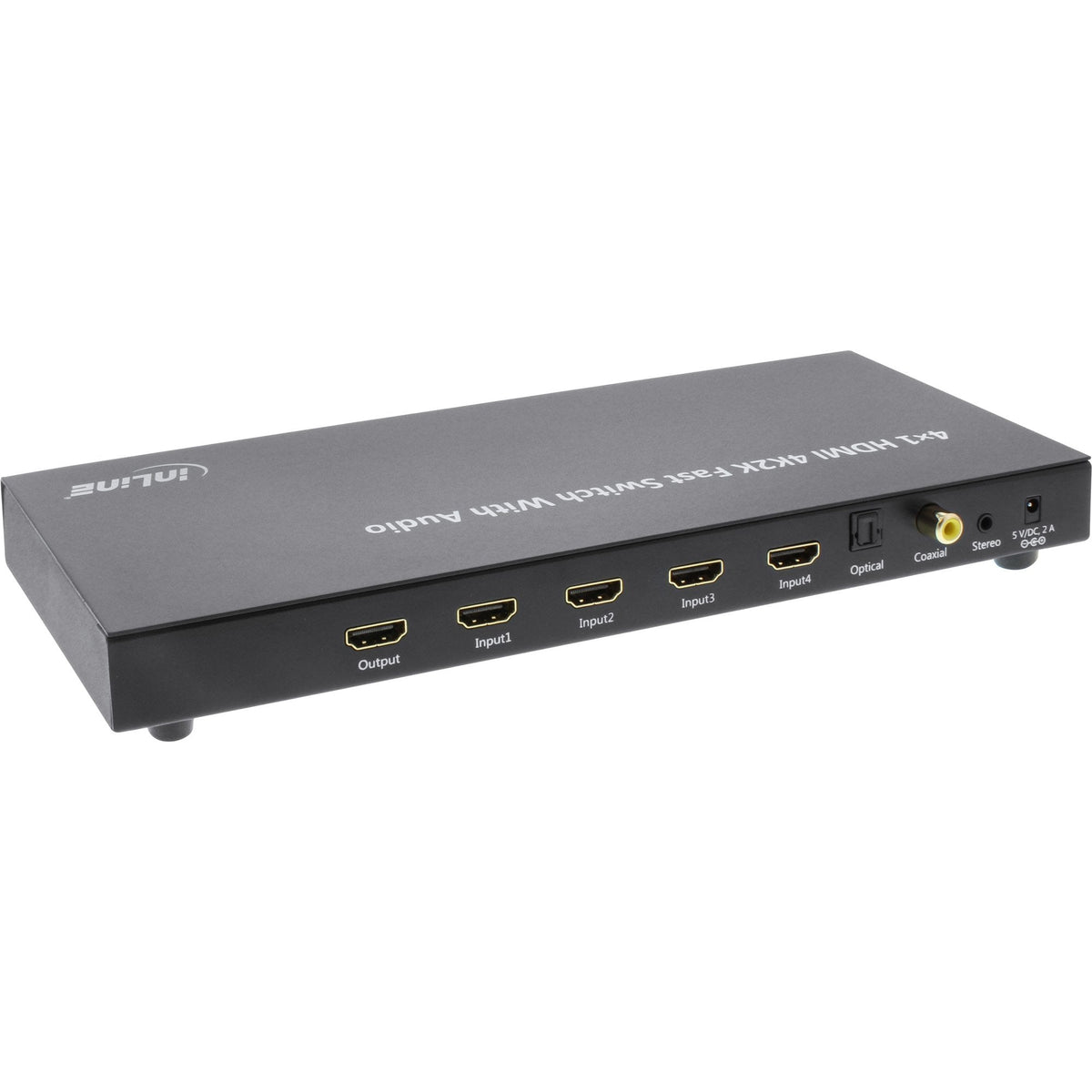 Switch Inline 4×1 Hdmi 4k Ultrahd Con Audio