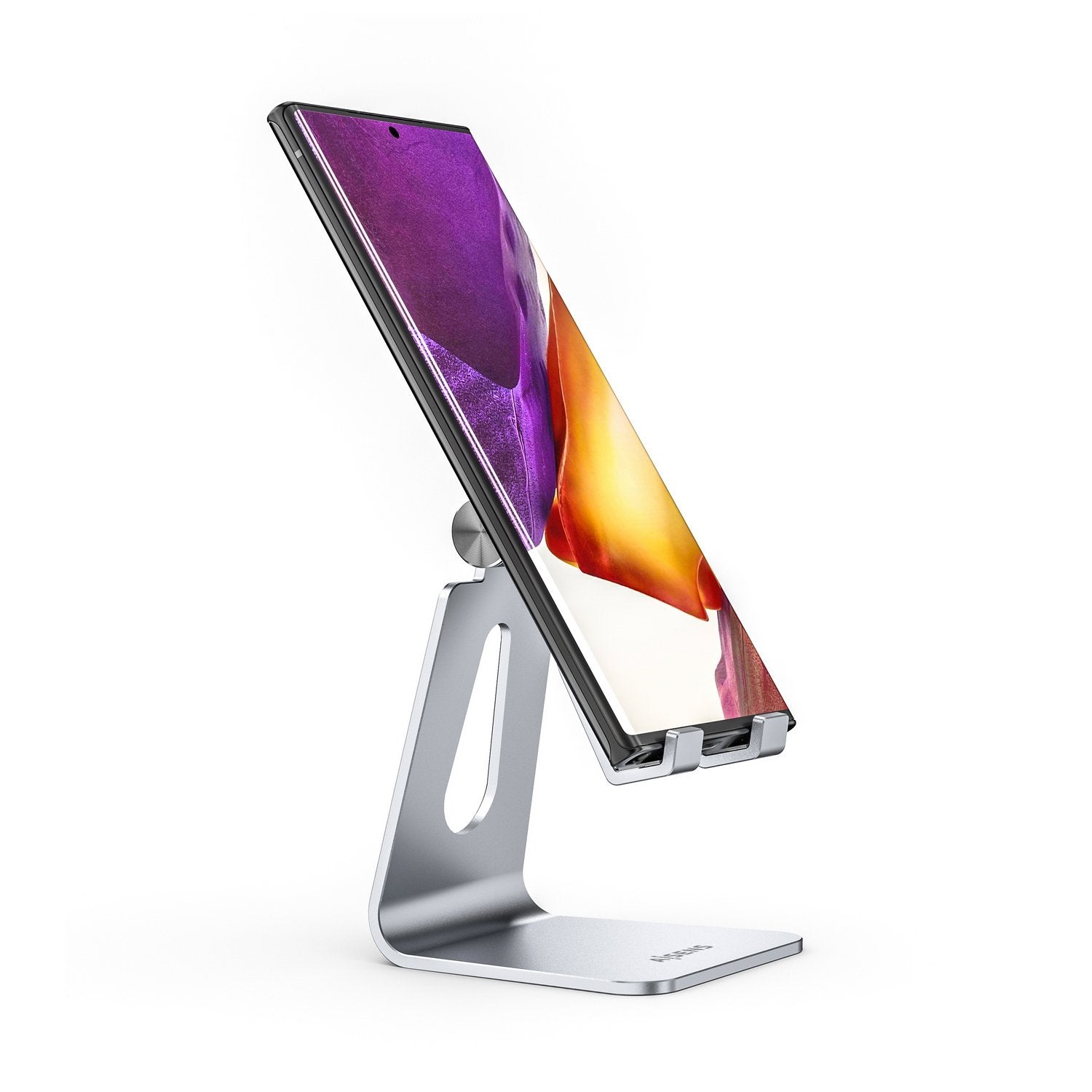 Aisens Soporte Tablet Smartphone Sobremesa M Ajustable (1 Pivote)Aisens Plata Ms1pm-081