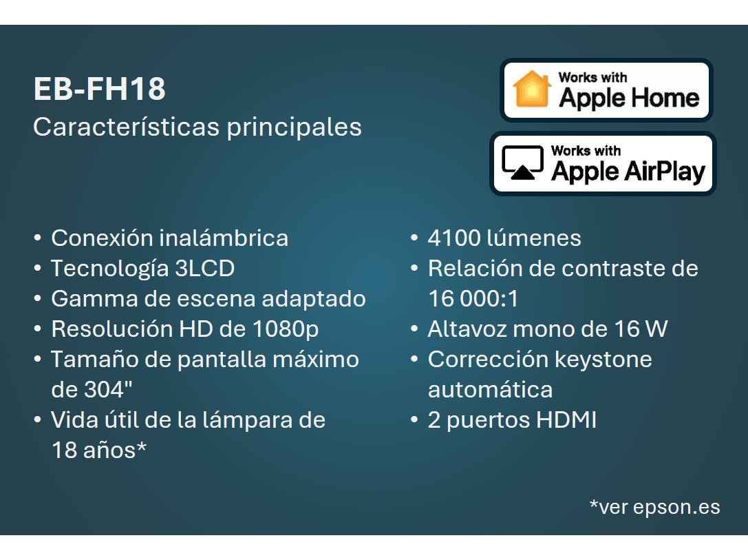 EAN 8715946738598 - Epson EB-FH18 imagen 7