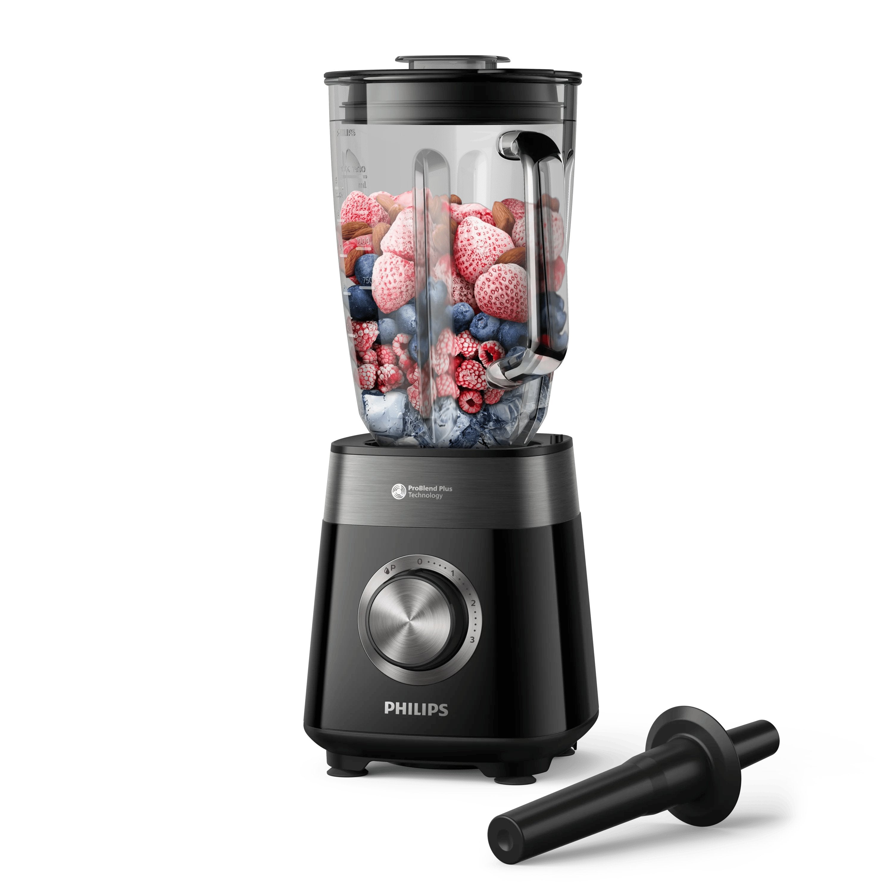 EAN 8720389032639 - Philips 5000 series HR3030/00 licuadora 2 L Batidora de vaso 1200 W Negro imagen 3
