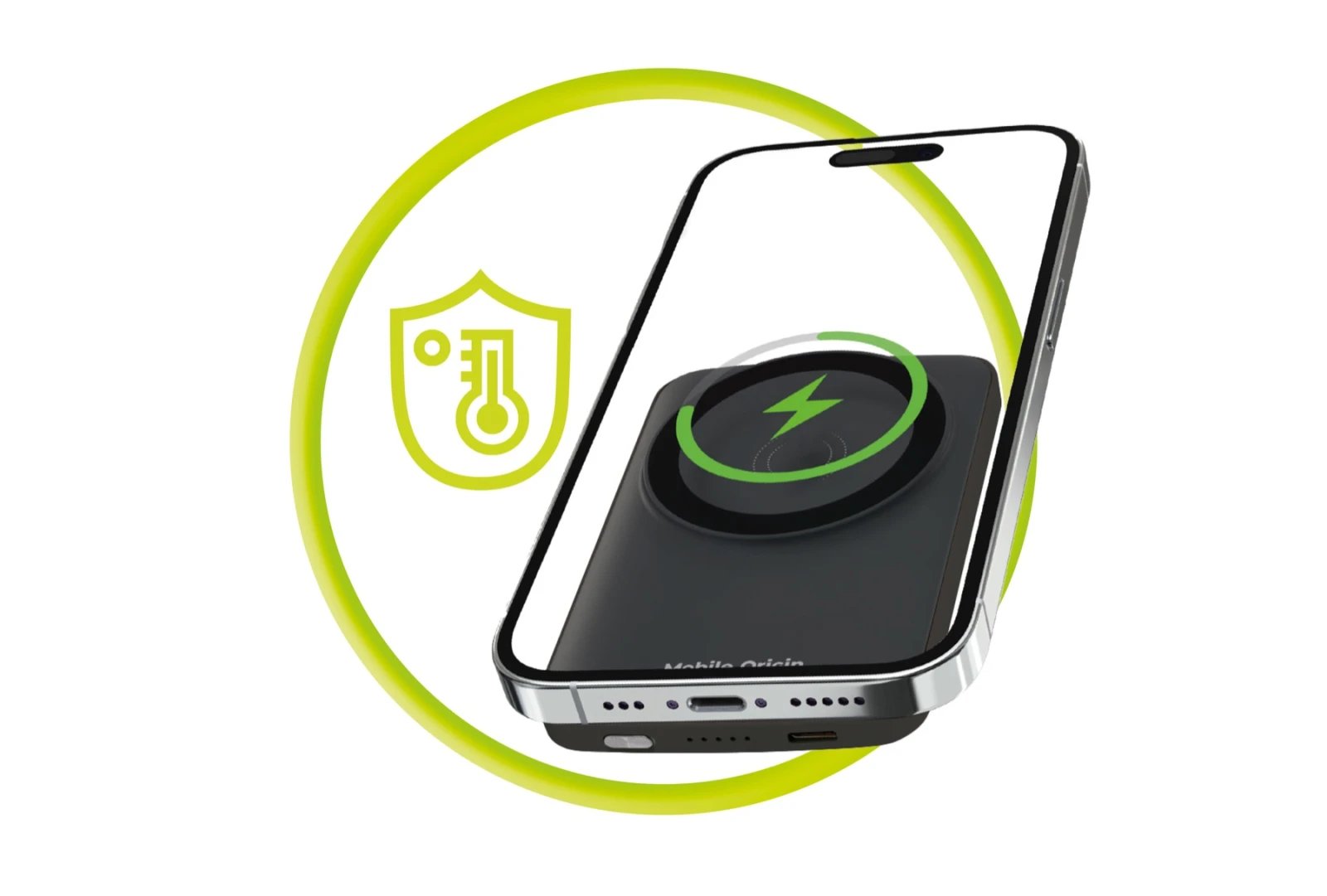 Mobile Origin Magnetic Powerbank 5000mah Pb10