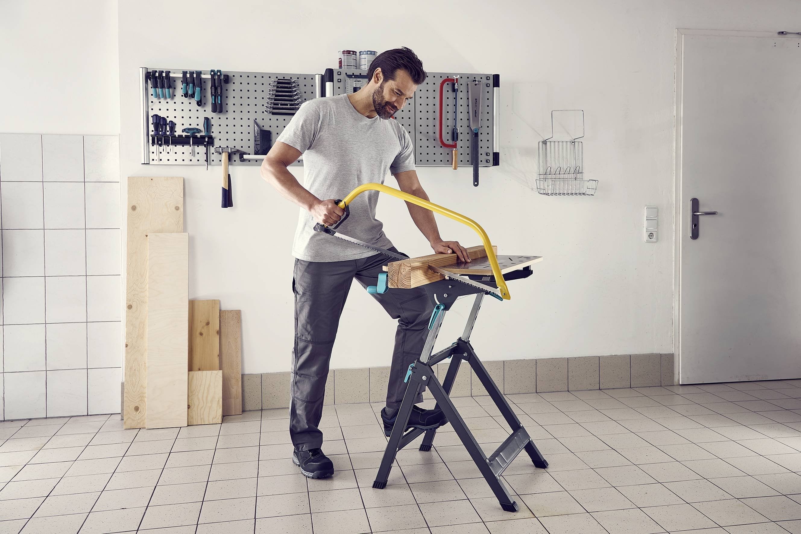 Mesa De Sujeción Y Banco Para Máquinas Master 750 Ergo 6871000 Wolfcraft