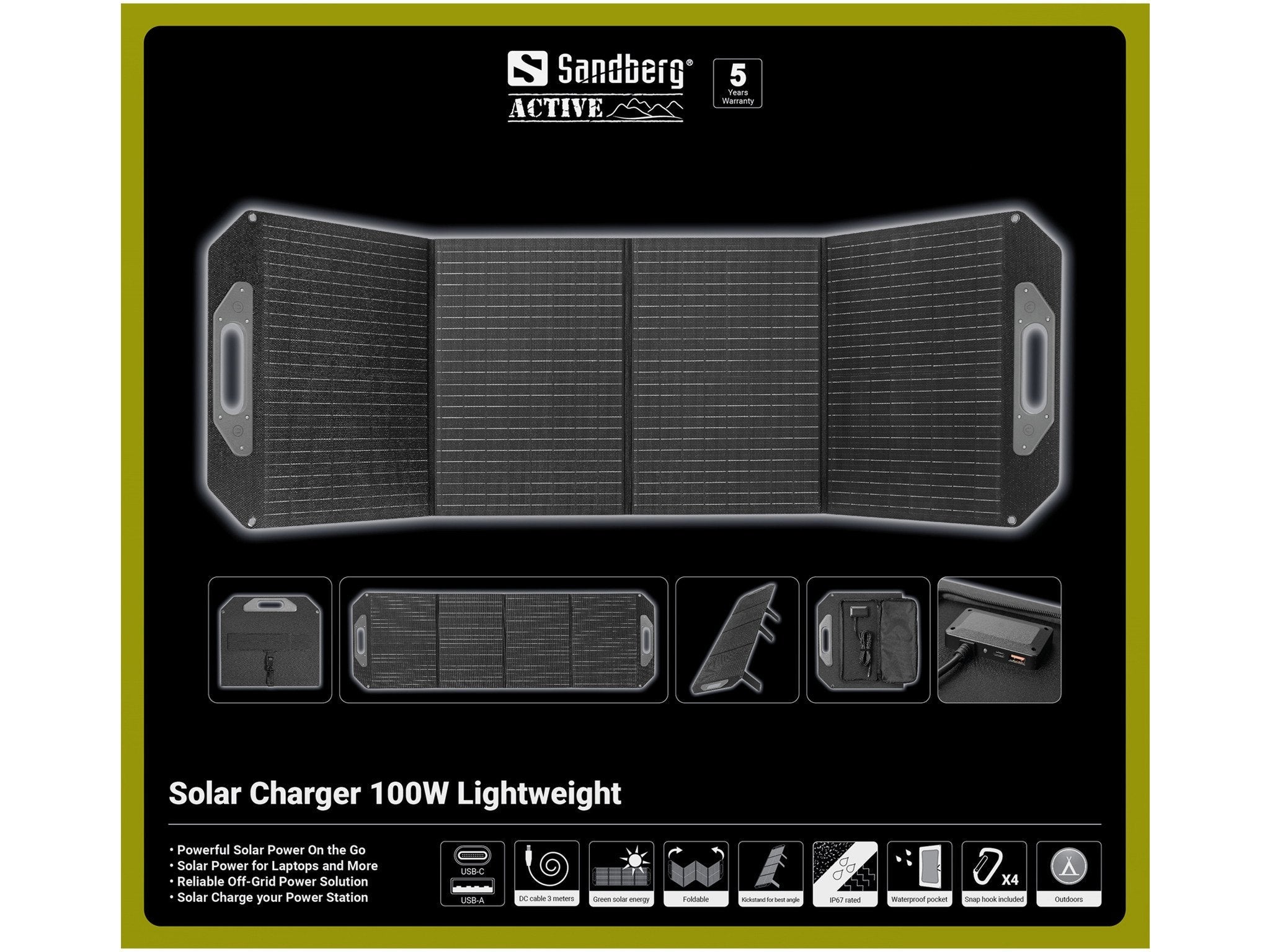 Solar Charger 100w Lightweight