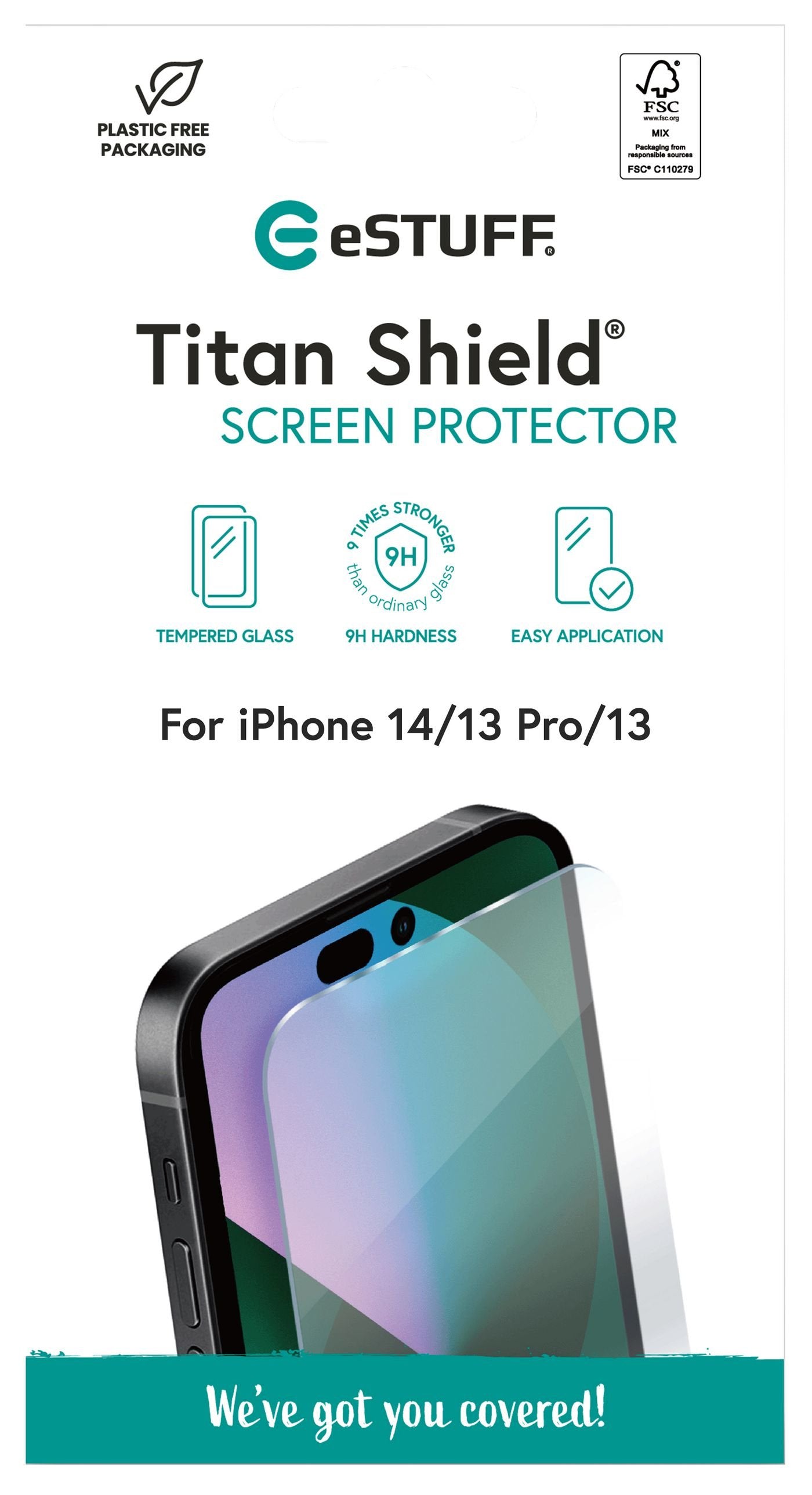 Estuff Es501350 Protector De Pantalla O Trasero Para Teléfono Móvil Apple 1 Pieza(S)