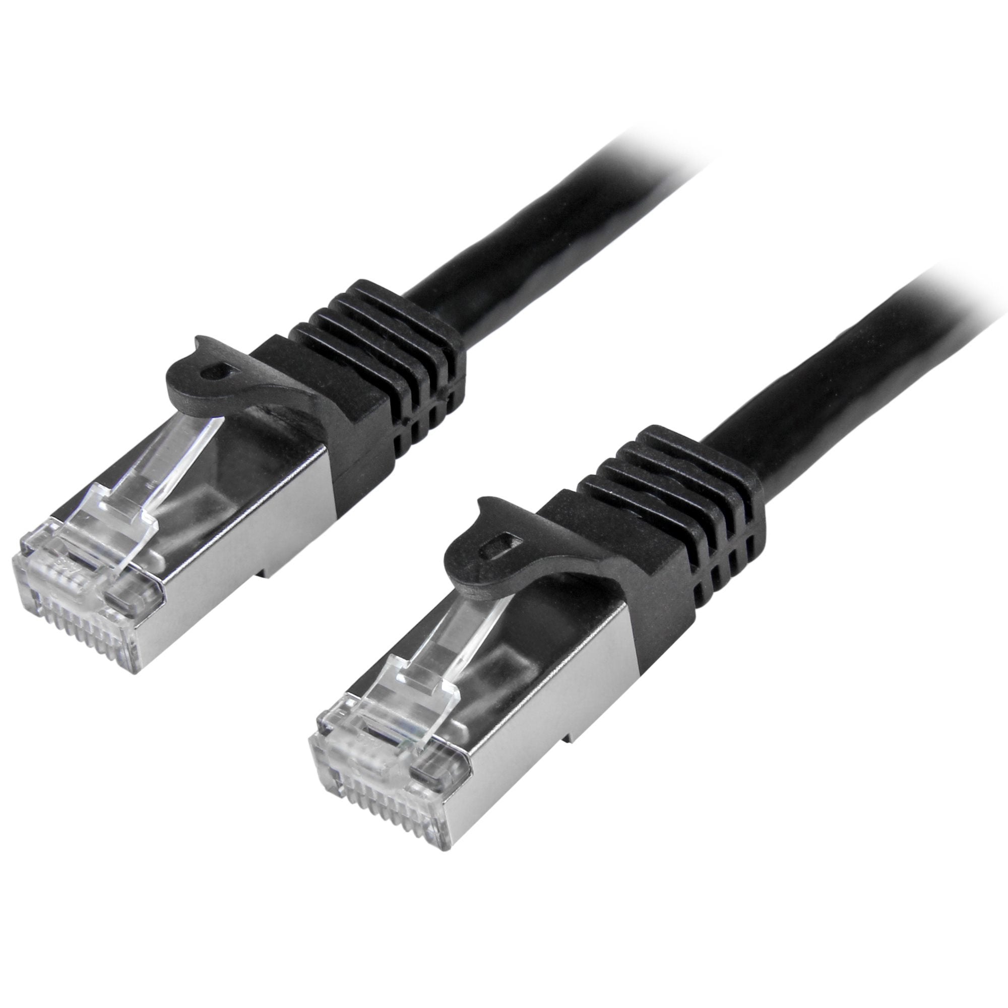 EAN 0065030863421 - StarTech.com N6SPAT3MBK cable de red Negro 3 m Cat6 SF/UTP (S-FTP) imagen 1