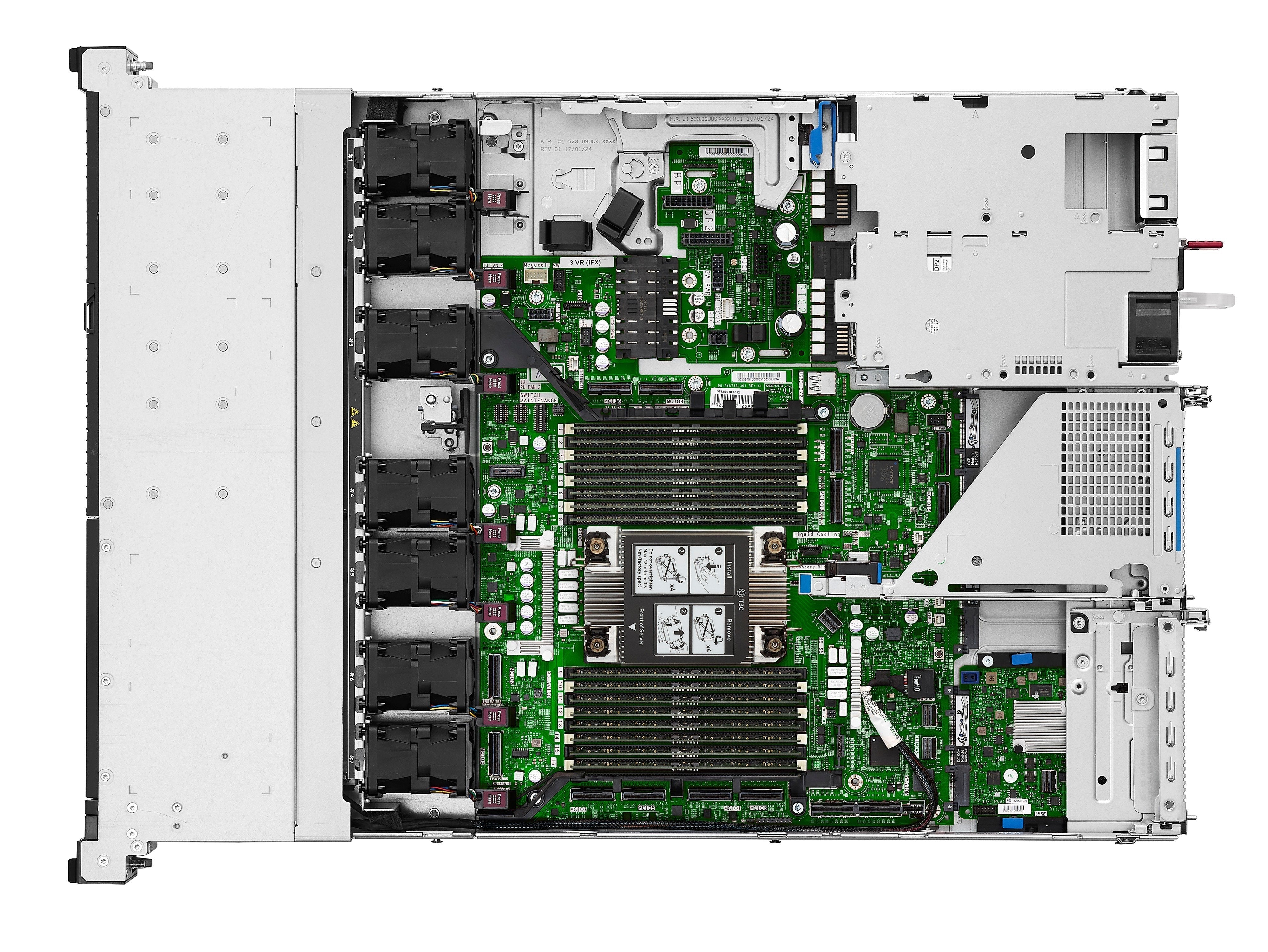 Servidor  Hpe Proliant Compute Dl320 Gen12 Se Puede Montar En Bastidor 1u 1 Vía 1 X Xeon 6515p / Hasta 3.8 Ghz Ram 64 Gb Sata/Sas/Nvme Hot-Swap 2.5" Bahía(S) Sin Disco Duro Monitor: Ninguno