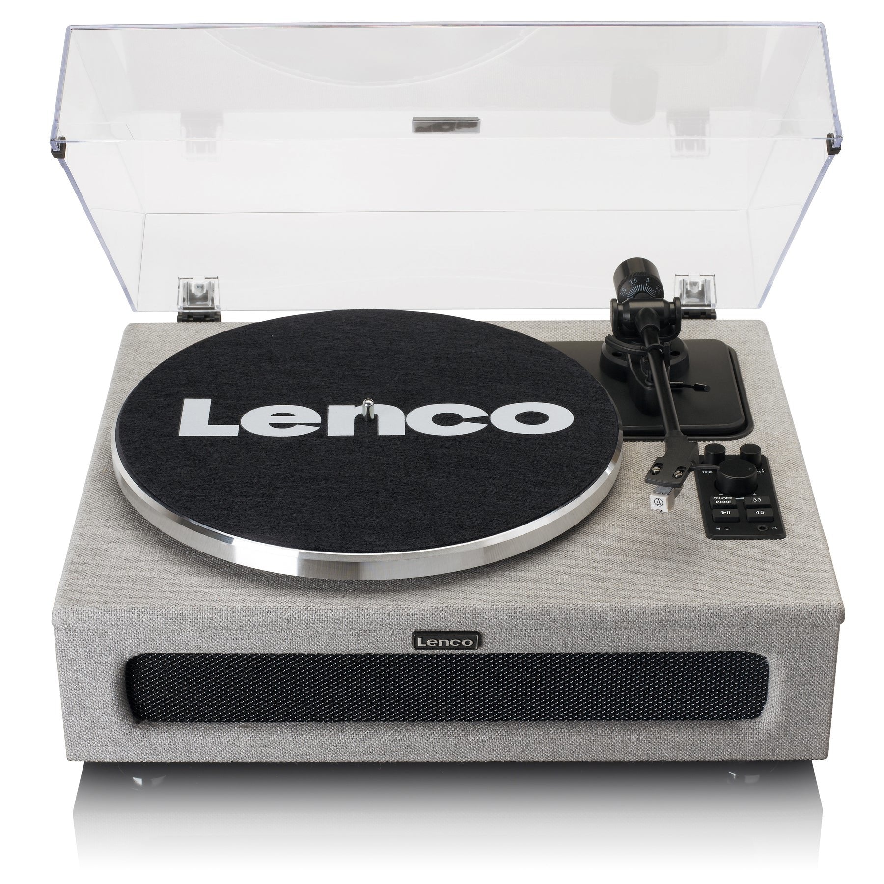 Tocadiscos Lenco Ls-440gy  De Tracción Por Correa Gris Automático