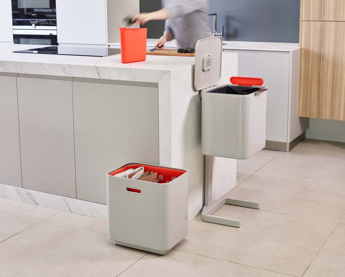 Joseph Joseph Waste Bin Totem 60 L Stone