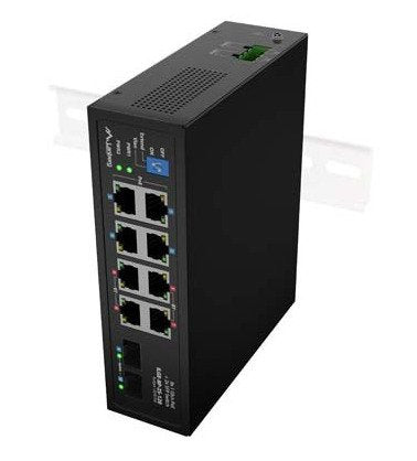 EAN 5901969447385 - Lanberg ILGE-8P-2S-120 switch No administrado Fast Ethernet (10/100) Energía sobre Ethernet (PoE) 1U Negr imagen 1
