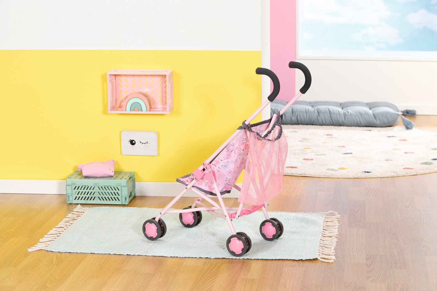 Zapf Creation Baby Born Stroller With Bag Cochecito Para Muñecas 832547