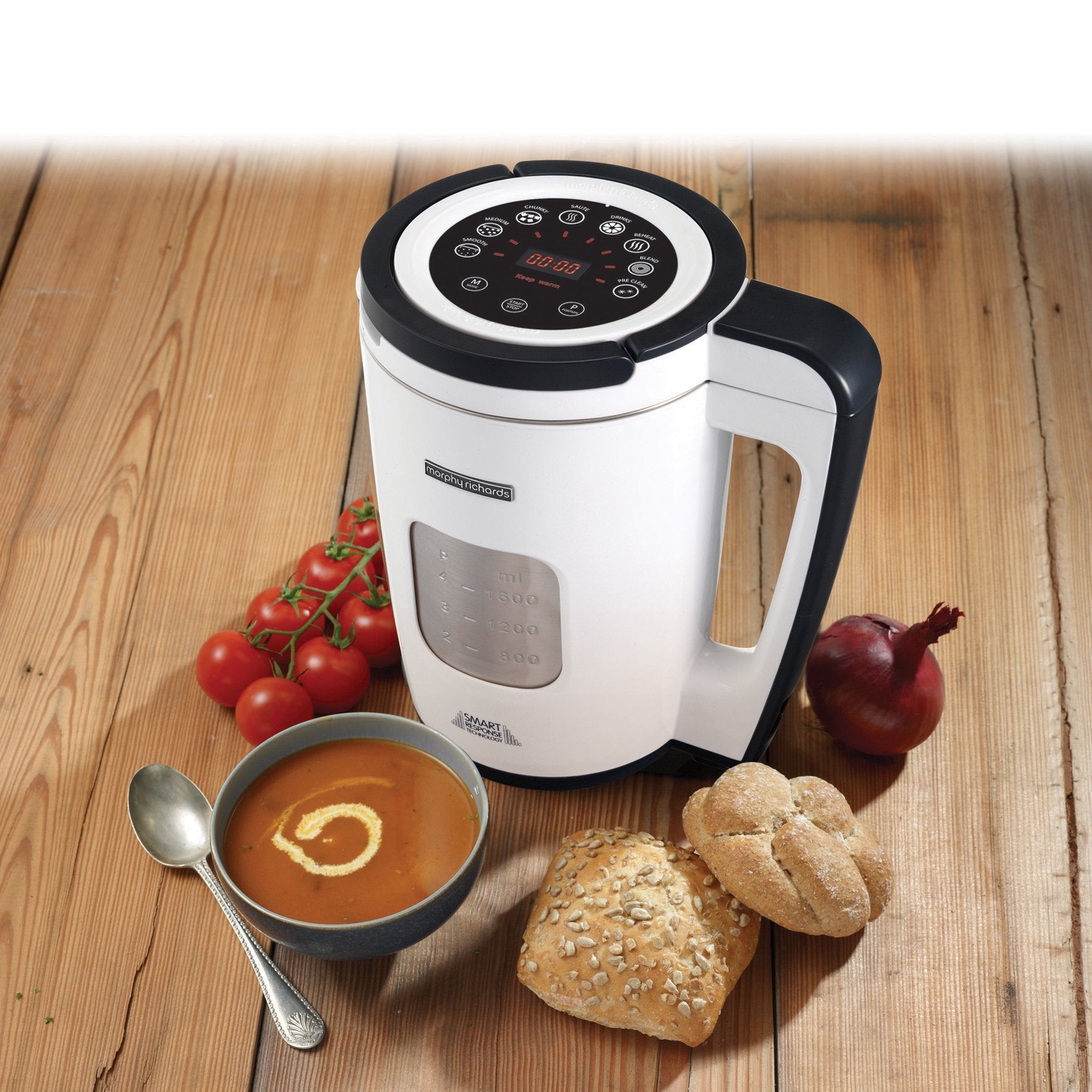 EAN 5011832052797 - Morphy Richards 501020 licuadora y máquina para hacer sopa Plástico, Acero inoxidable 1,6 L imagen 10