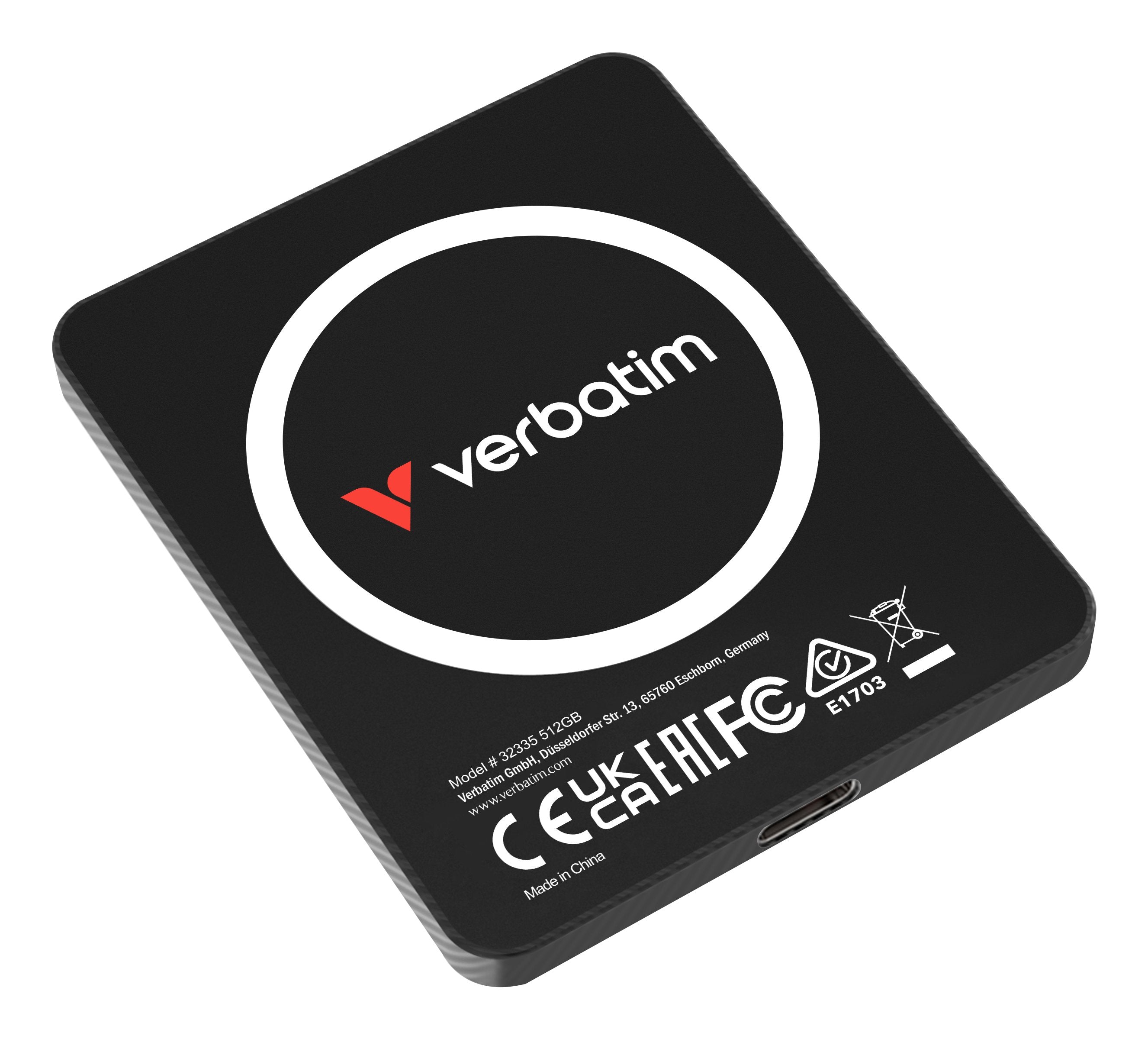 Ssd 512gb Verbatim Snapback Ultra Slim Ssd 512gb Negro