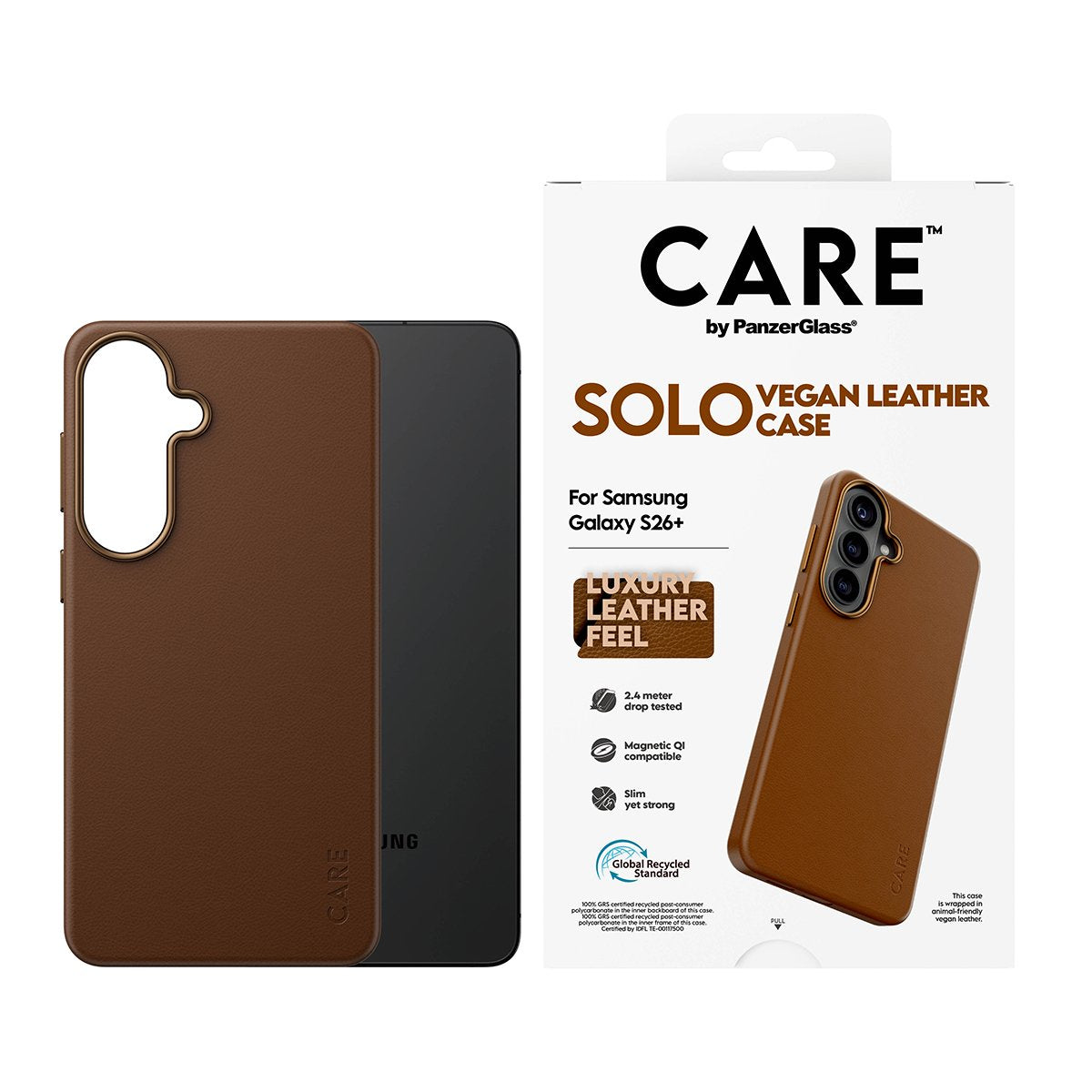 Care By Panzerglass Solo Case Brown Samsung New Galaxy S26 Plus