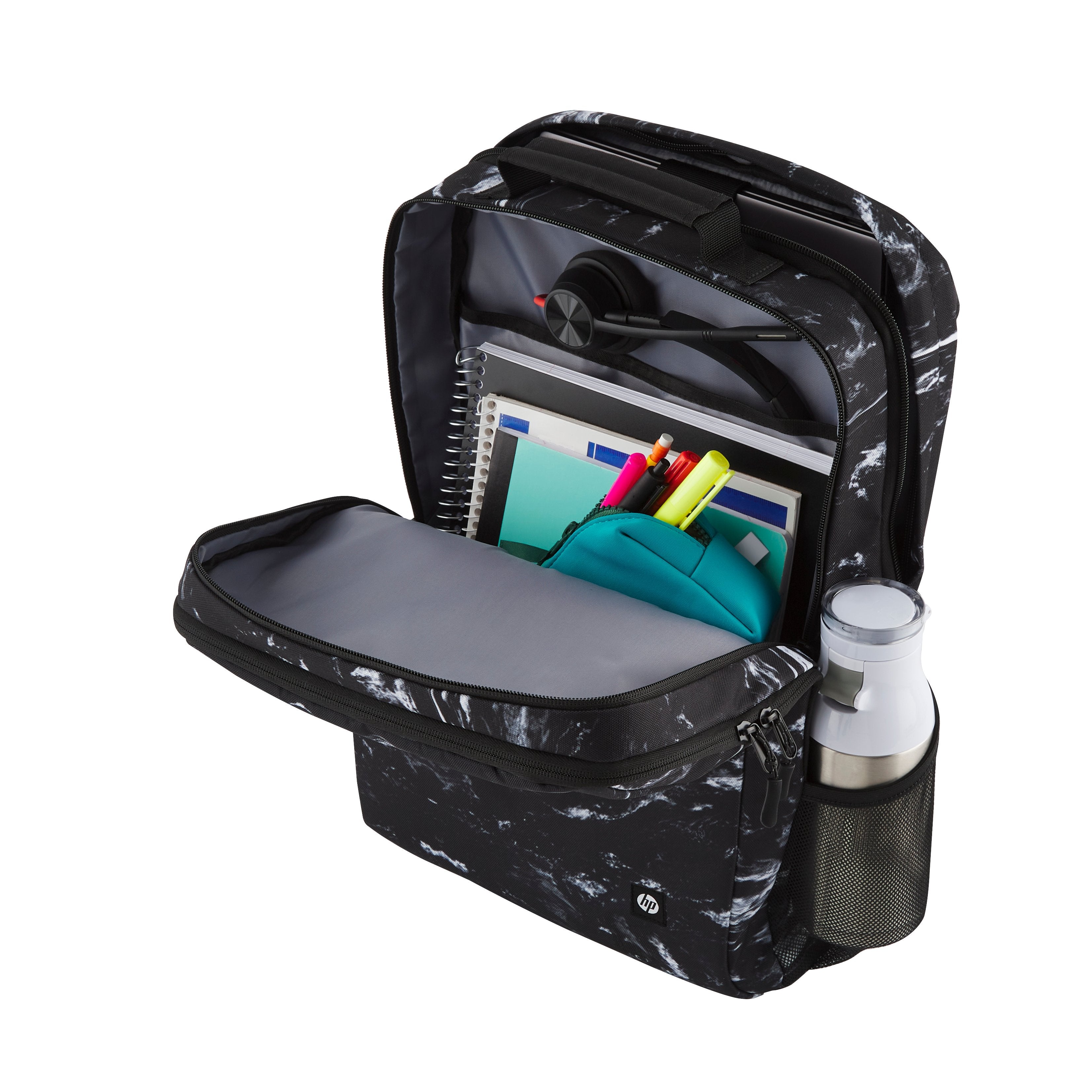 EAN 0197192487587 - HP Campus XL Marble Stone Backpack mochila Mochila informal Negro Polietileno de baja densidad (LDPE), Pl imagen 3