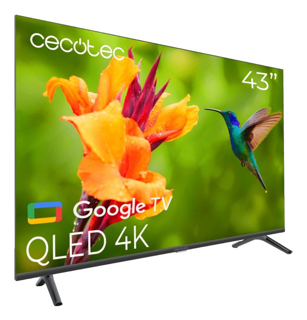 Televisor  Qled 43" Cecotec 4k Uhd Google Tv Hdmi Usb Google Chromecast