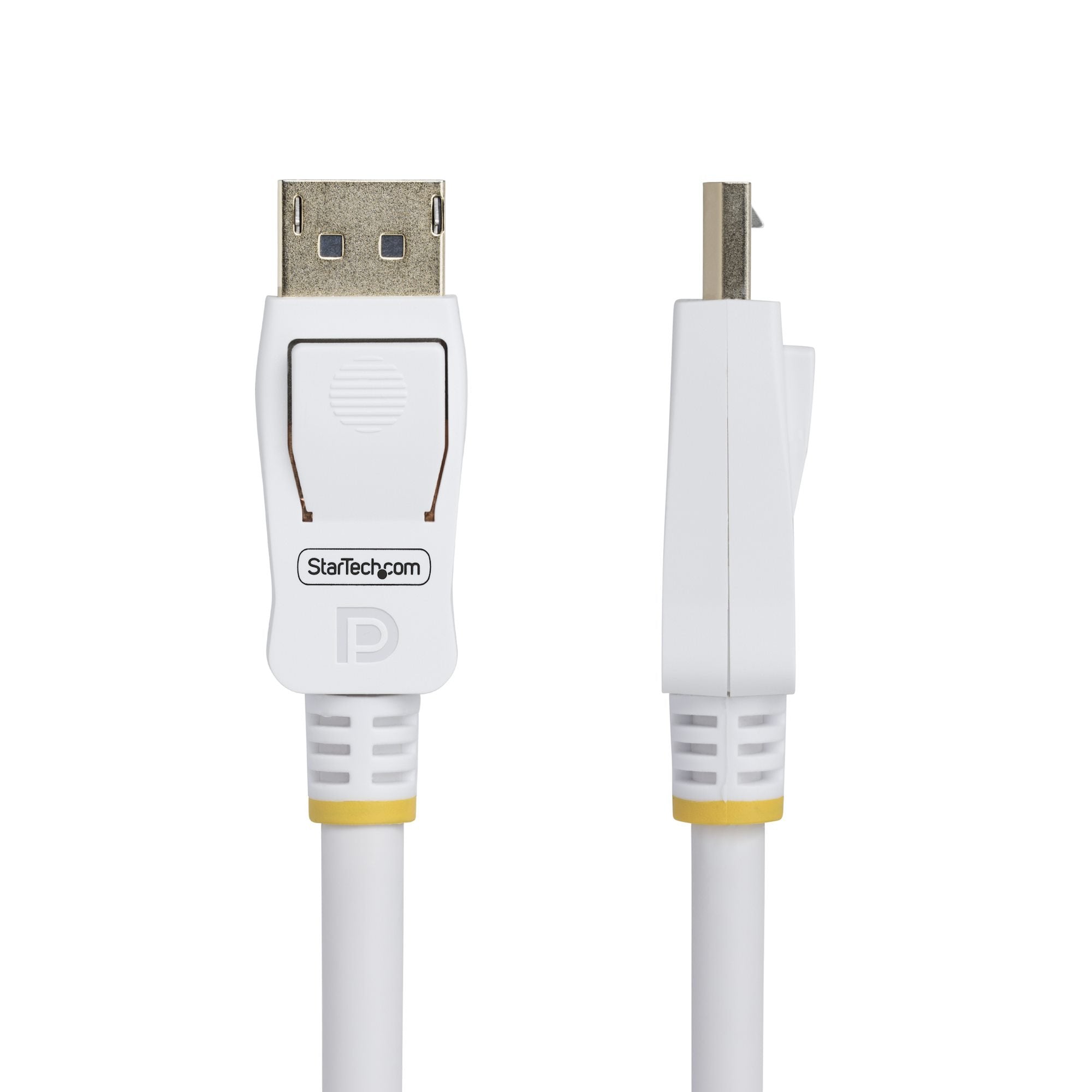 Startech.Com 10ft White Vesa Certified Displayport 1.2 Cable With Latches - Displayport-Cable - Displayport Zu Displaypo