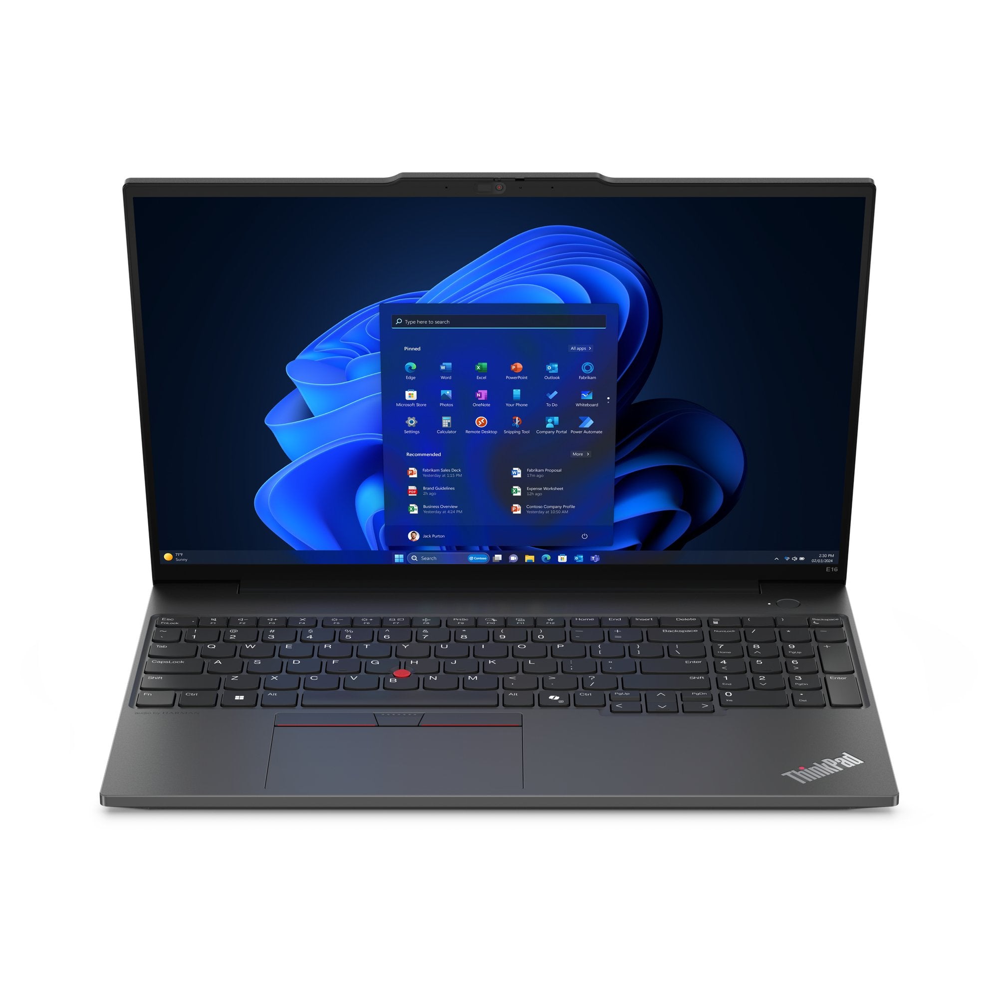 Portátil  Lenovo  Tp E16 G2 U5 125u 8g 256g W11p