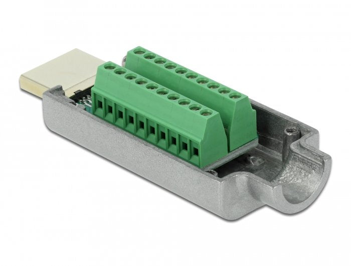 Delock Adaptador Hdmi-A Macho A Terminalblock Carcasa Metal