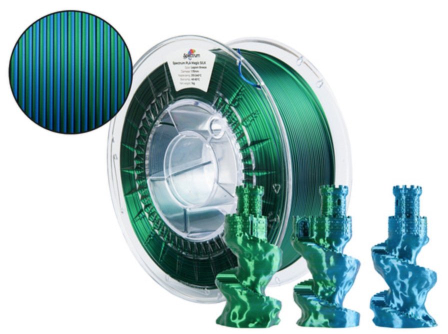 Filament Spectrum · Pla Magic Silk · Lagoon Breeze · 1.75mm · 1kg