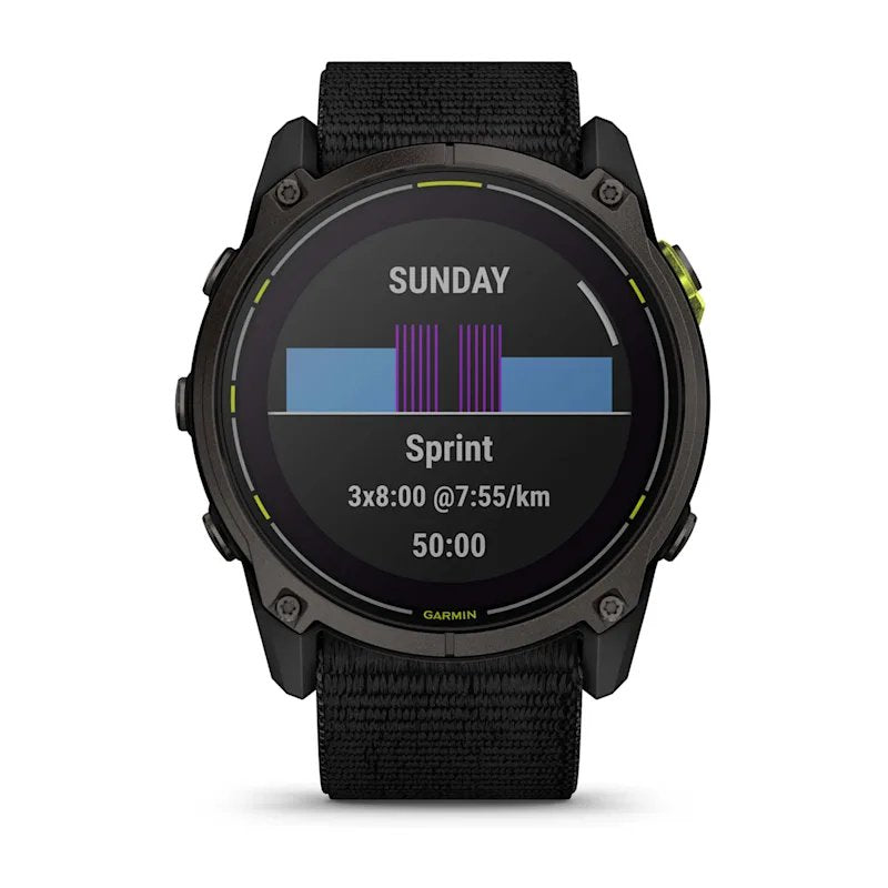 Garmin Enduro 3 51mm Solar Sapphire Smartwatch Carbon Gris Dlc Titanium