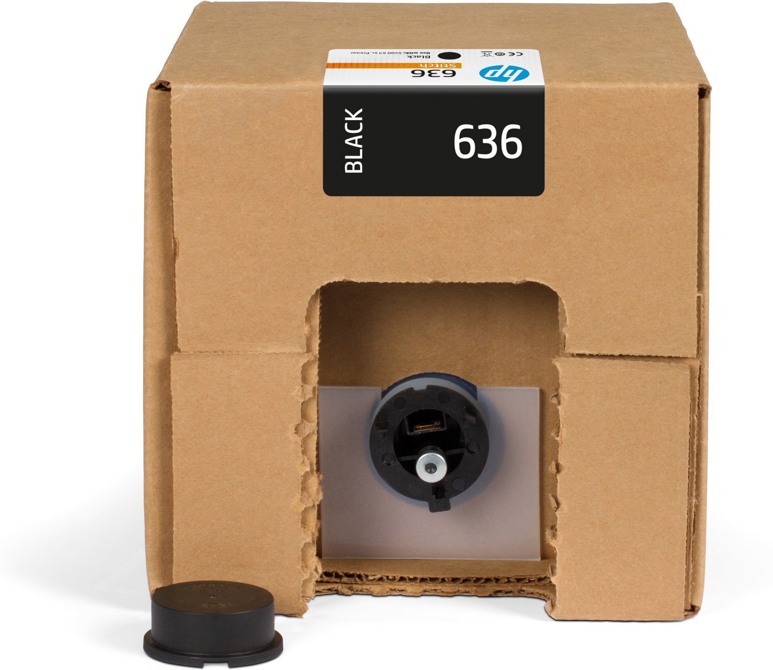 EAN 191628916566 - HP 636 3-liter Black Stitch Dye Sublimation Ink Cartridge cabeza de impresora imagen 1