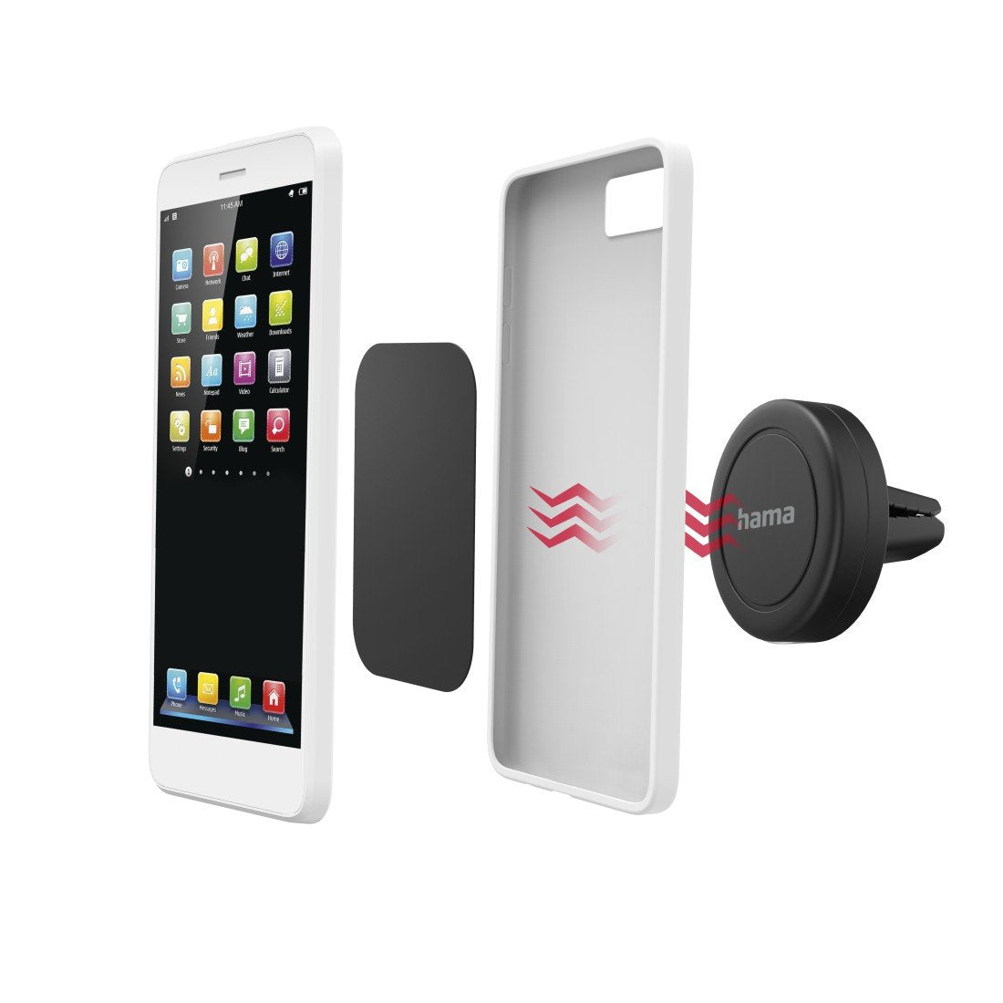 EAN 4047443488237 - Hama Magnet Soporte pasivo Teléfono móvil/smartphone Negro imagen 2